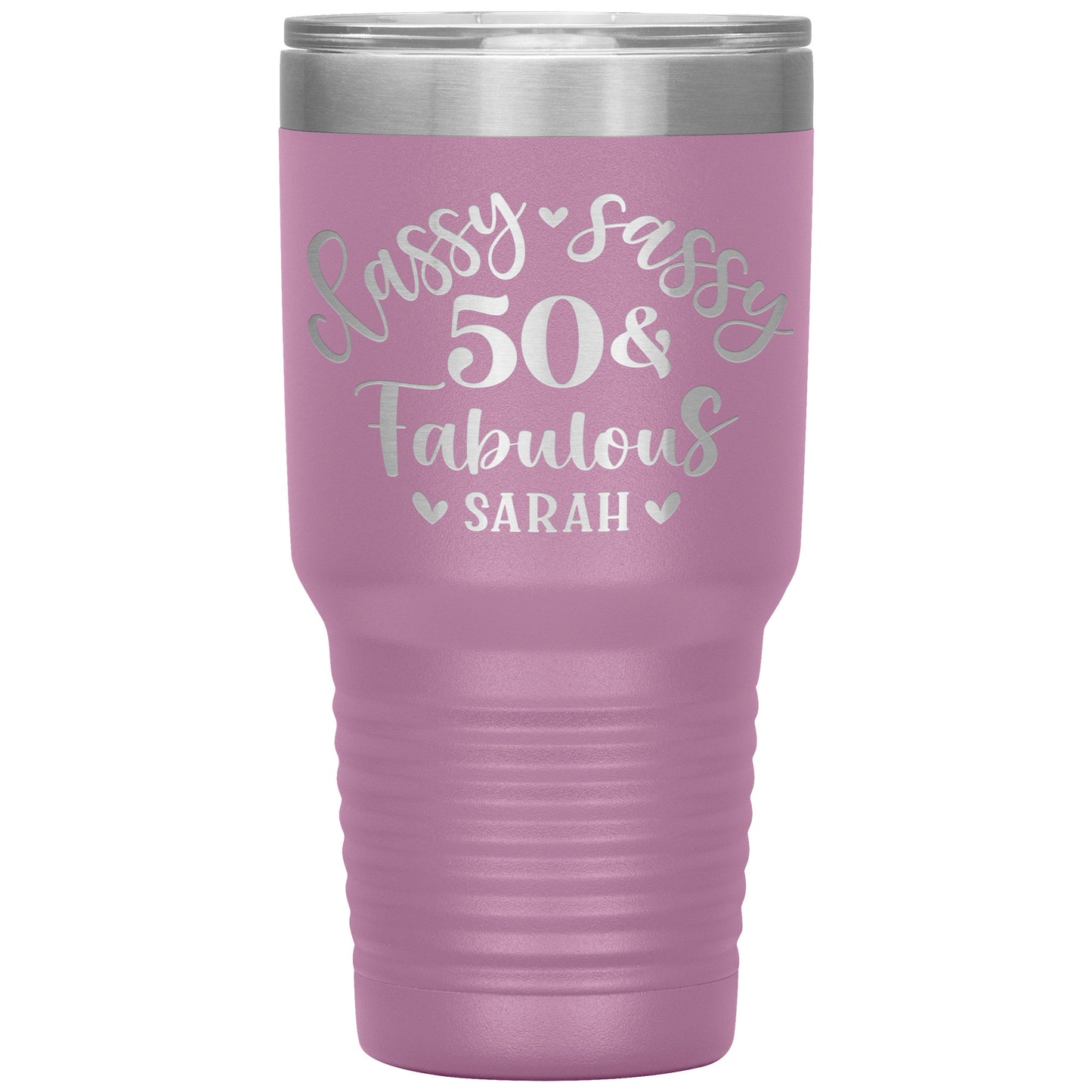 Classy Sassy 50 and Fabulous Birthday Tumbler