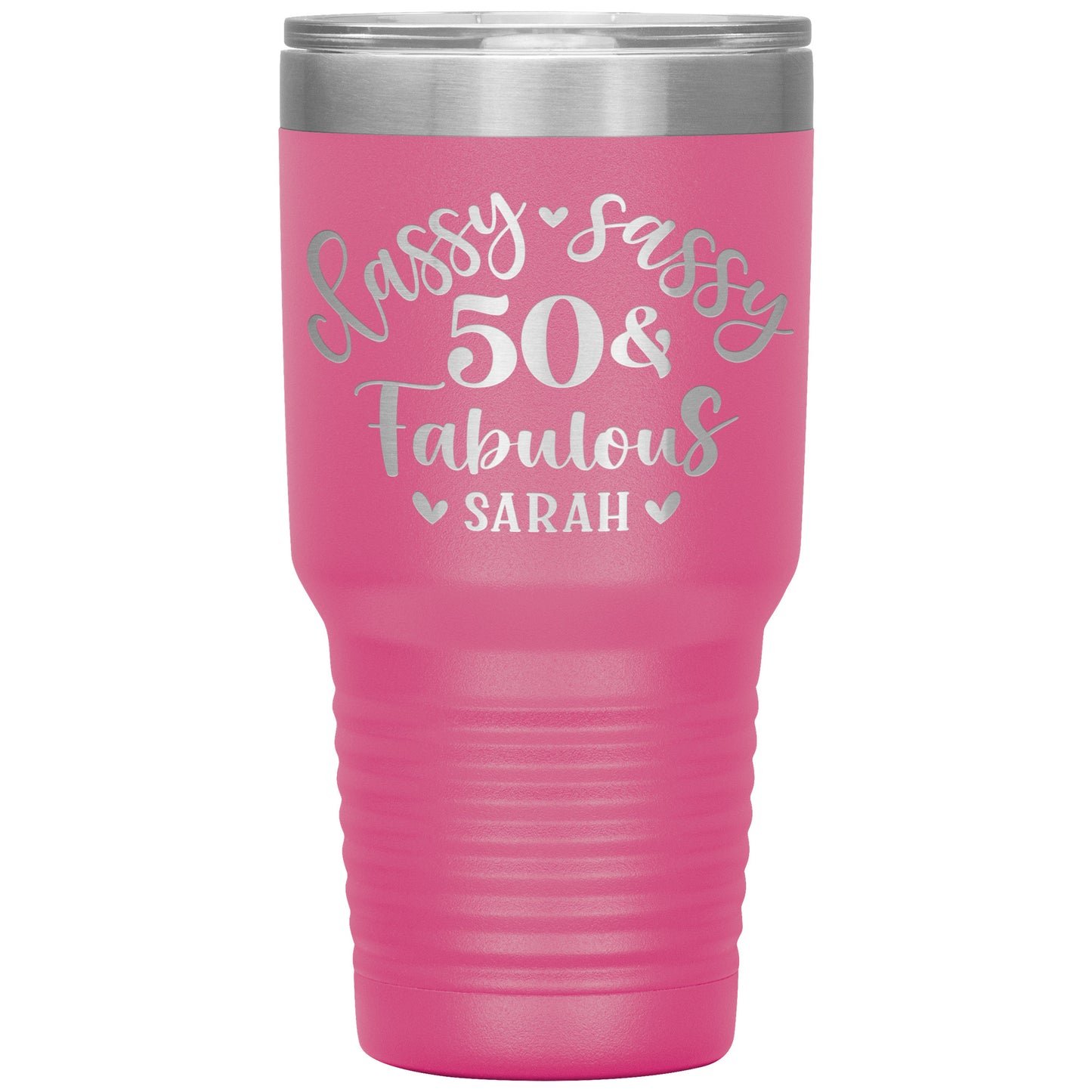 Classy Sassy 50 and Fabulous Birthday Tumbler