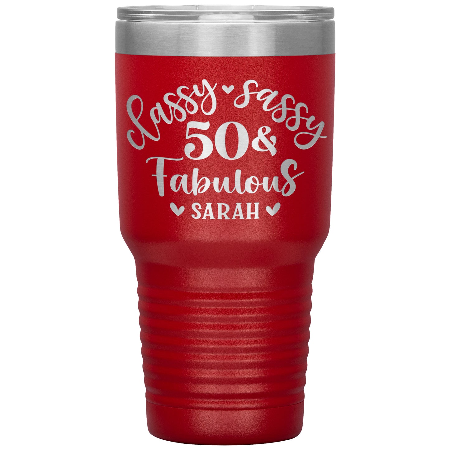 Classy Sassy 50 and Fabulous Birthday Tumbler