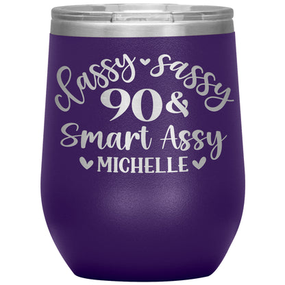 Classy Sassy 90 & Smart Assy Birthday Tumbler
