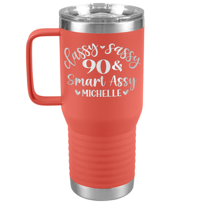 Classy Sassy 90 & Smart Assy Birthday Tumbler