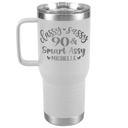 Classy Sassy 90 & Smart Assy Birthday Tumbler