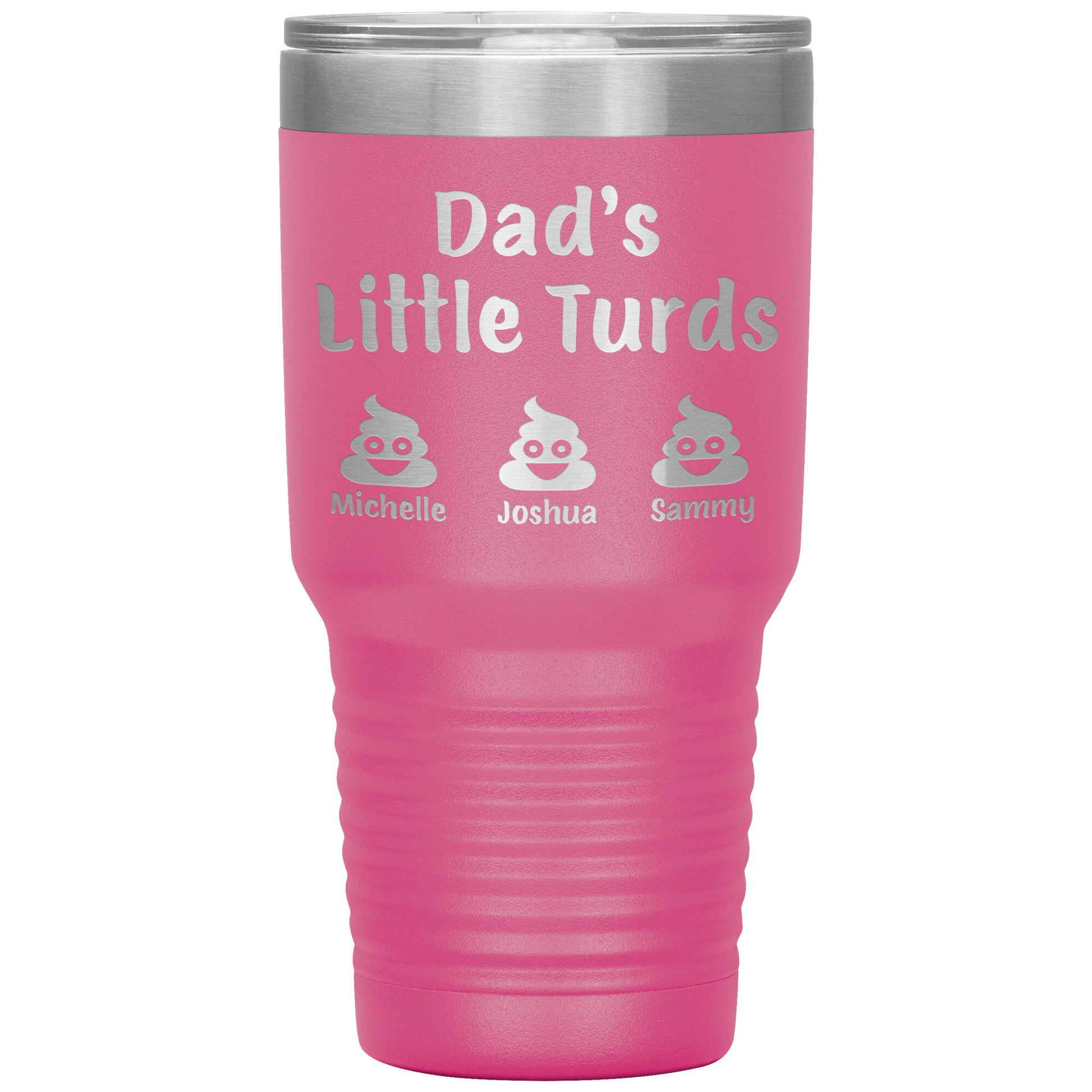 Dad's Little Turds Tumbler