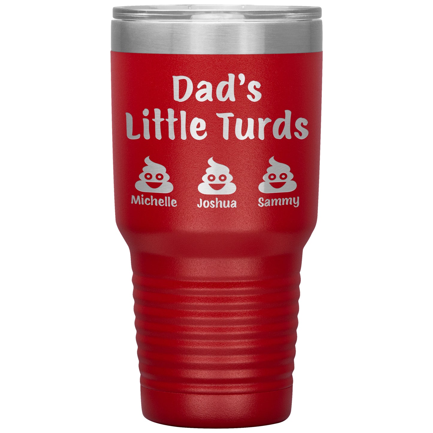 Dad's Little Turds Tumbler