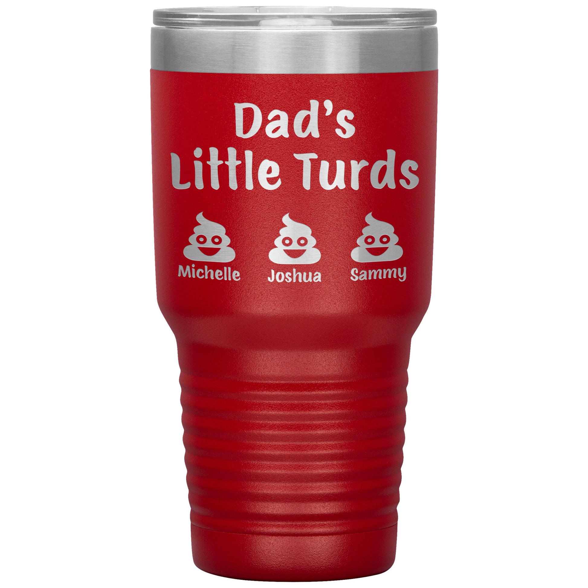 Dad's Little Turds Tumbler