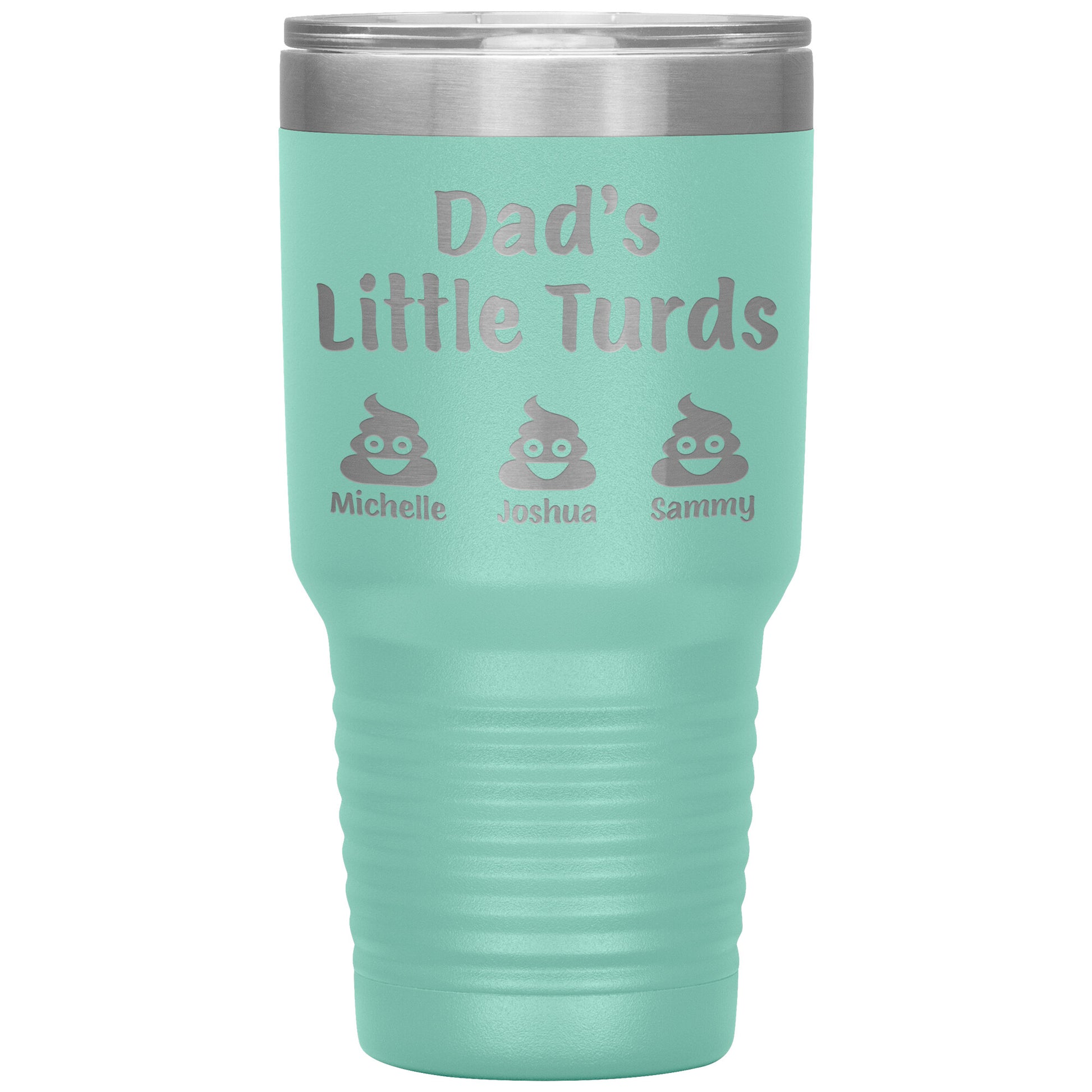 Dad's Little Turds Tumbler