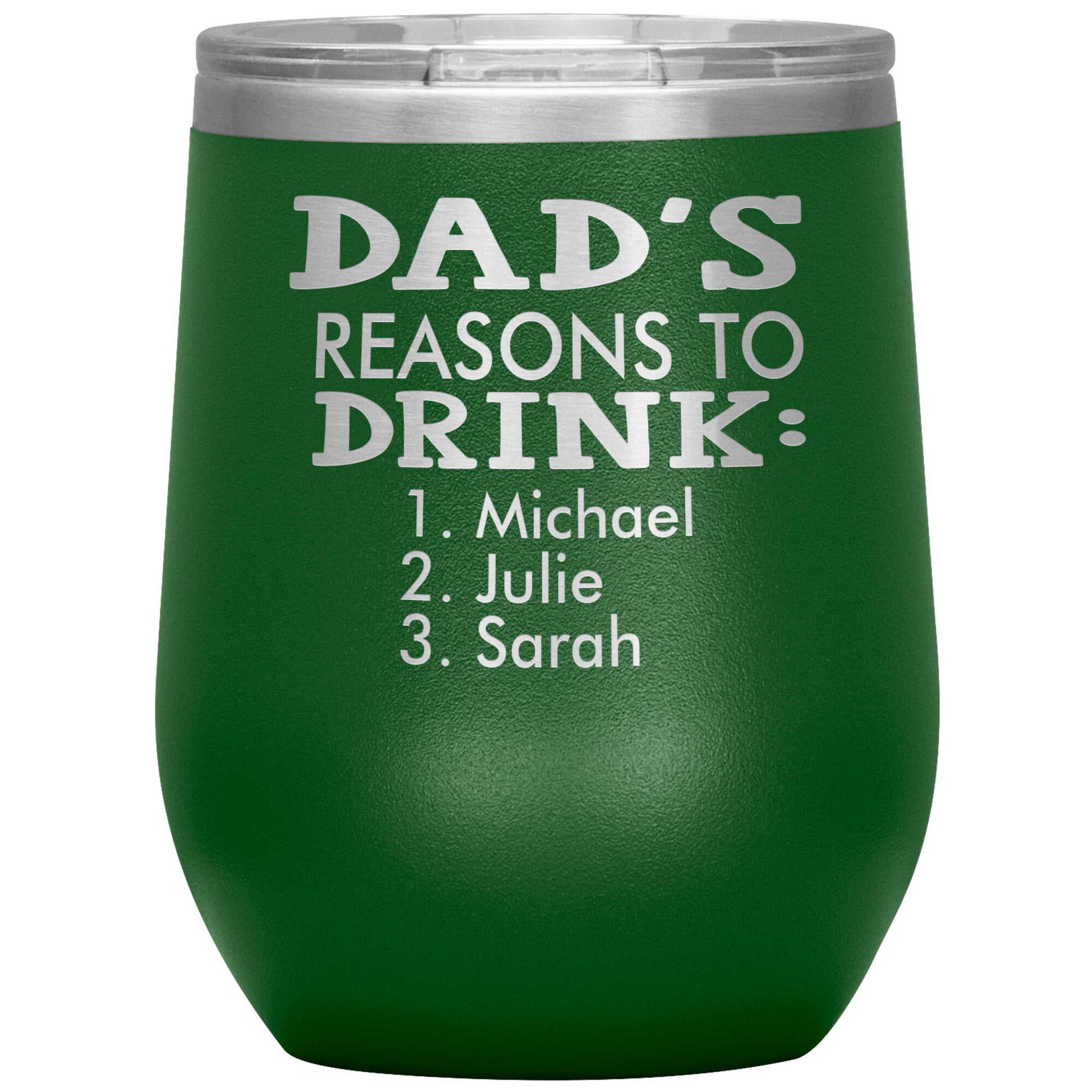 Dad's Reasons to Drink Tumbler