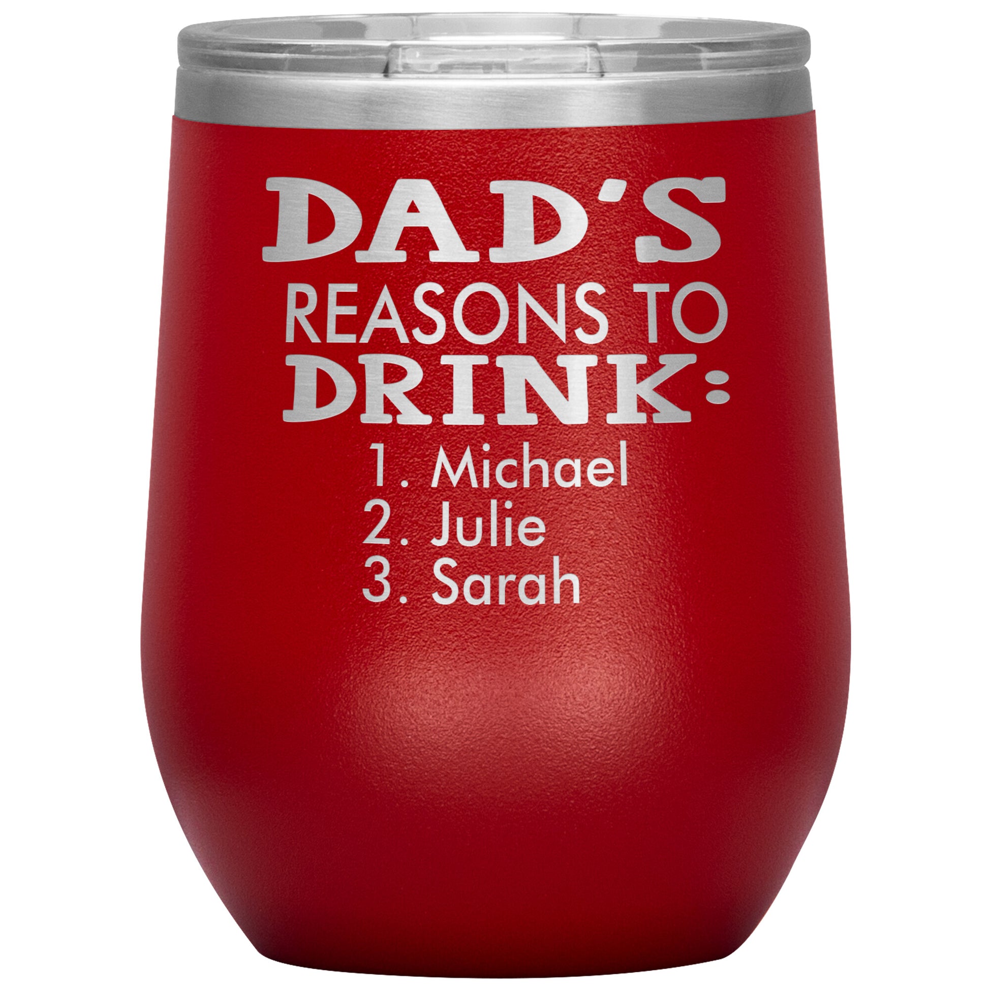 Dad's Reasons to Drink Tumbler