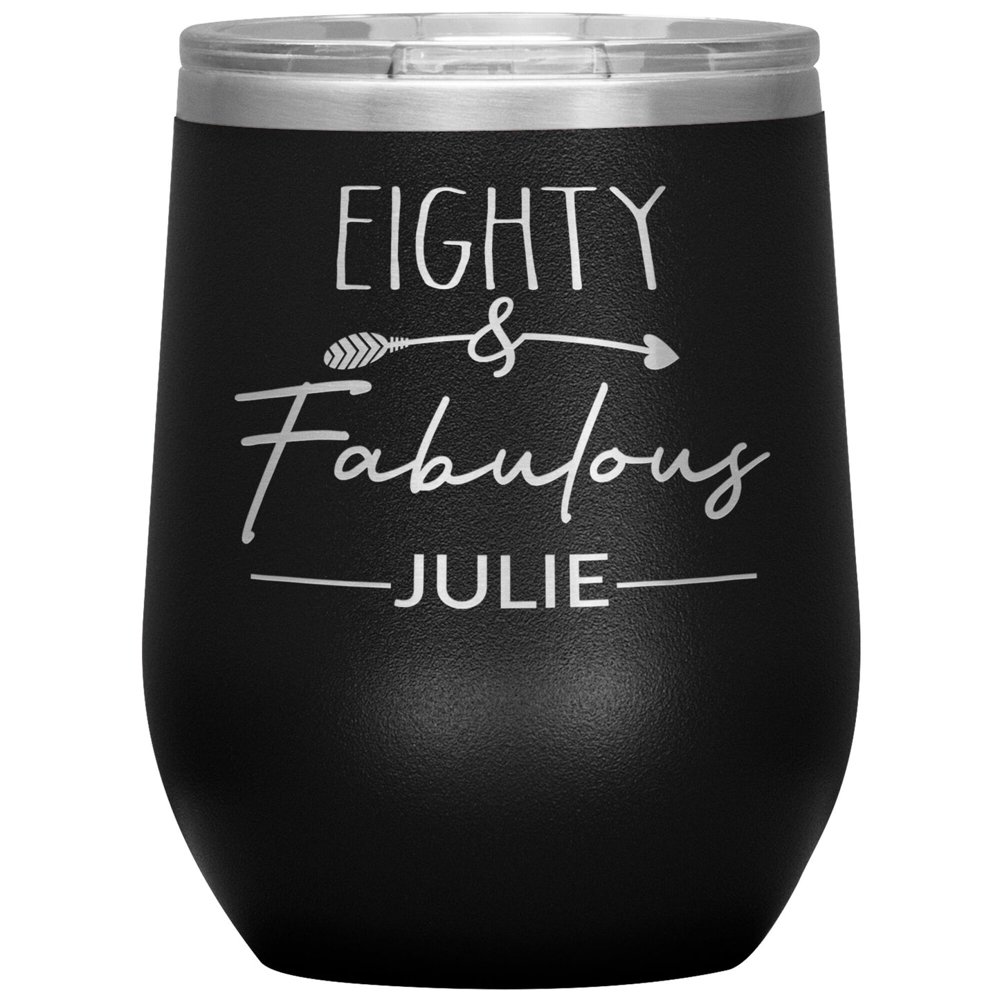 Eighty & Fabulous Birthday Tumbler