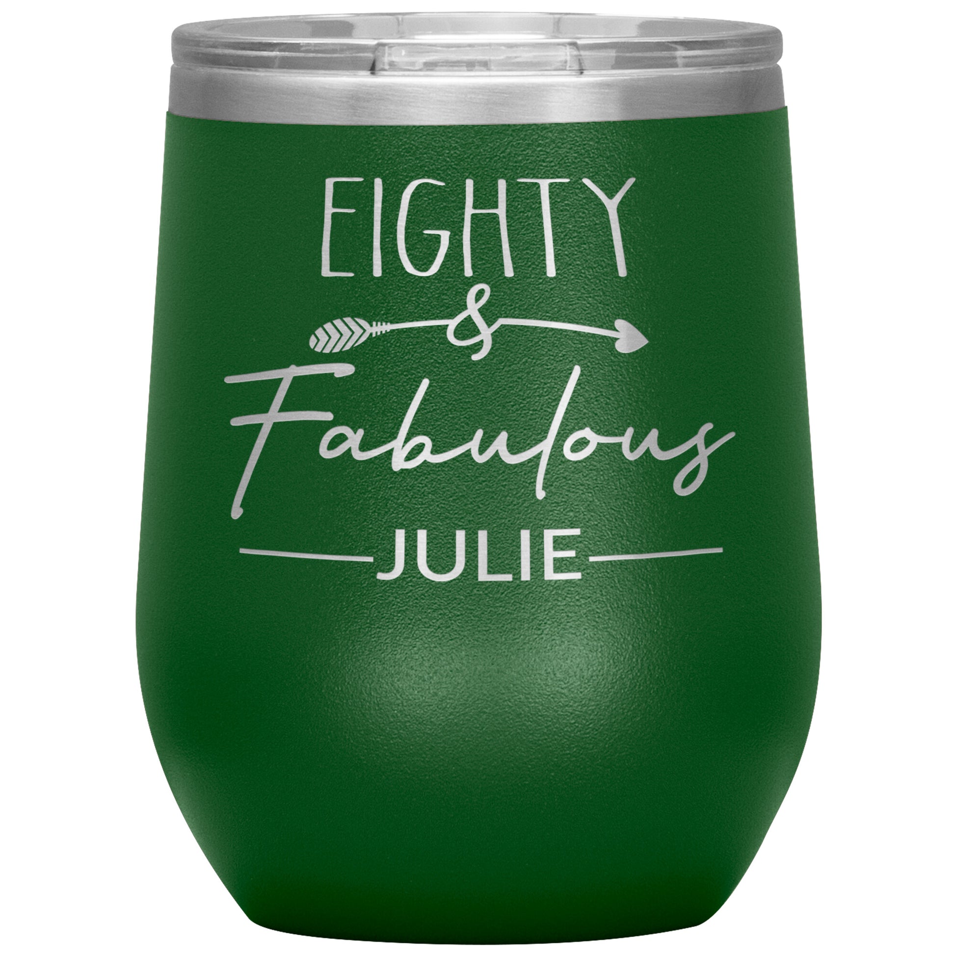 Eighty & Fabulous Birthday Tumbler