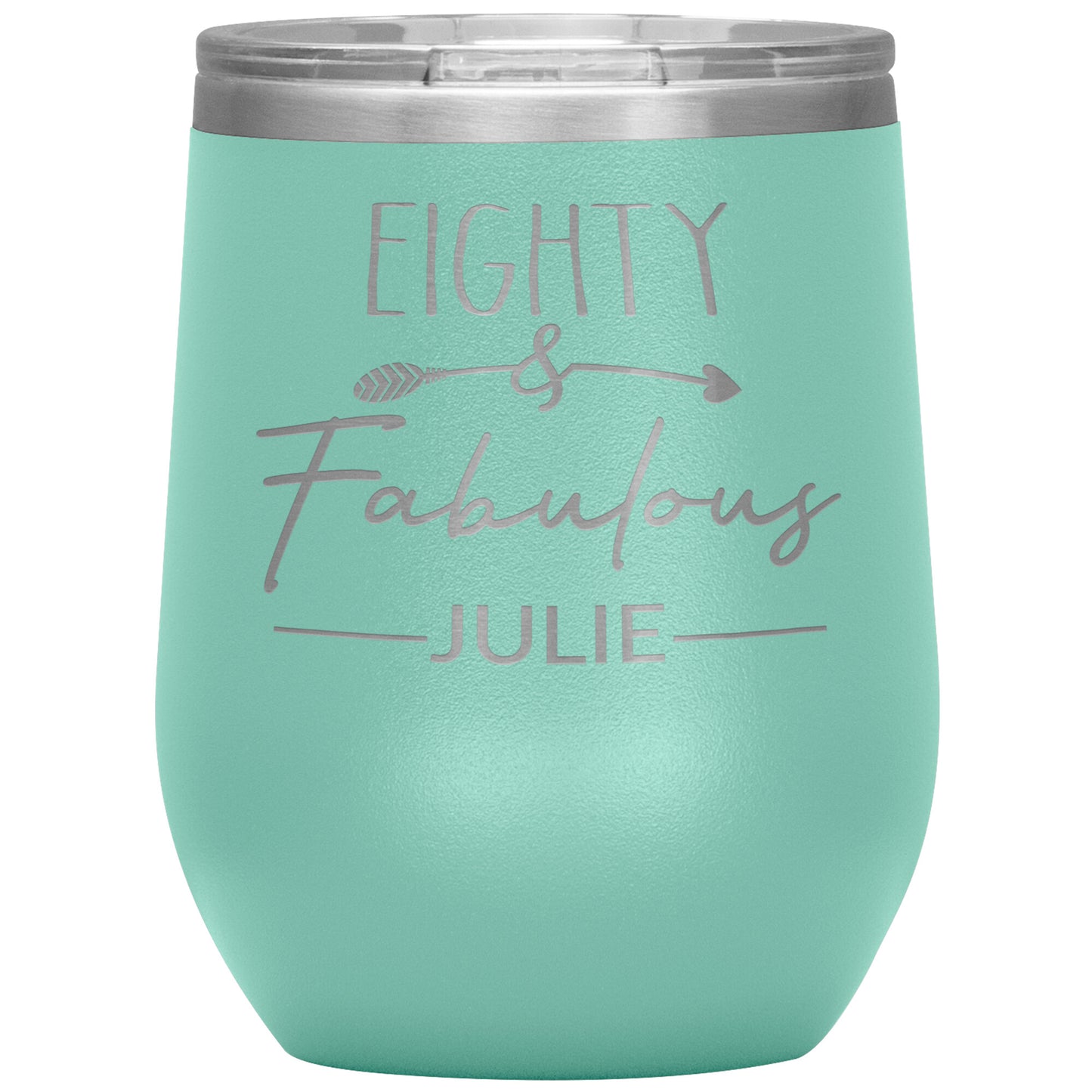 Eighty & Fabulous Birthday Tumbler