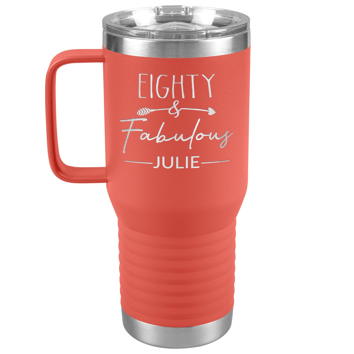 Eighty & Fabulous Birthday Tumbler