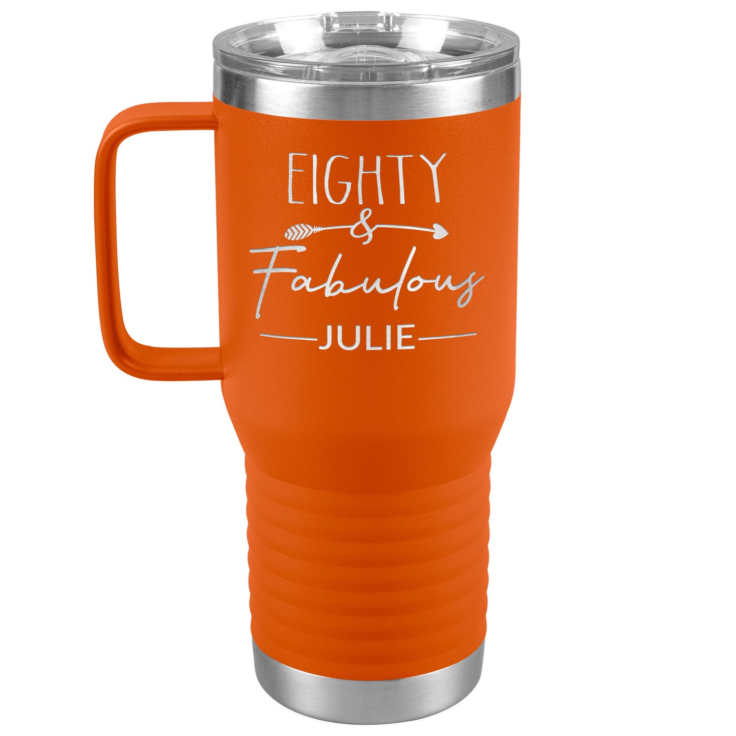 Eighty & Fabulous Birthday Tumbler