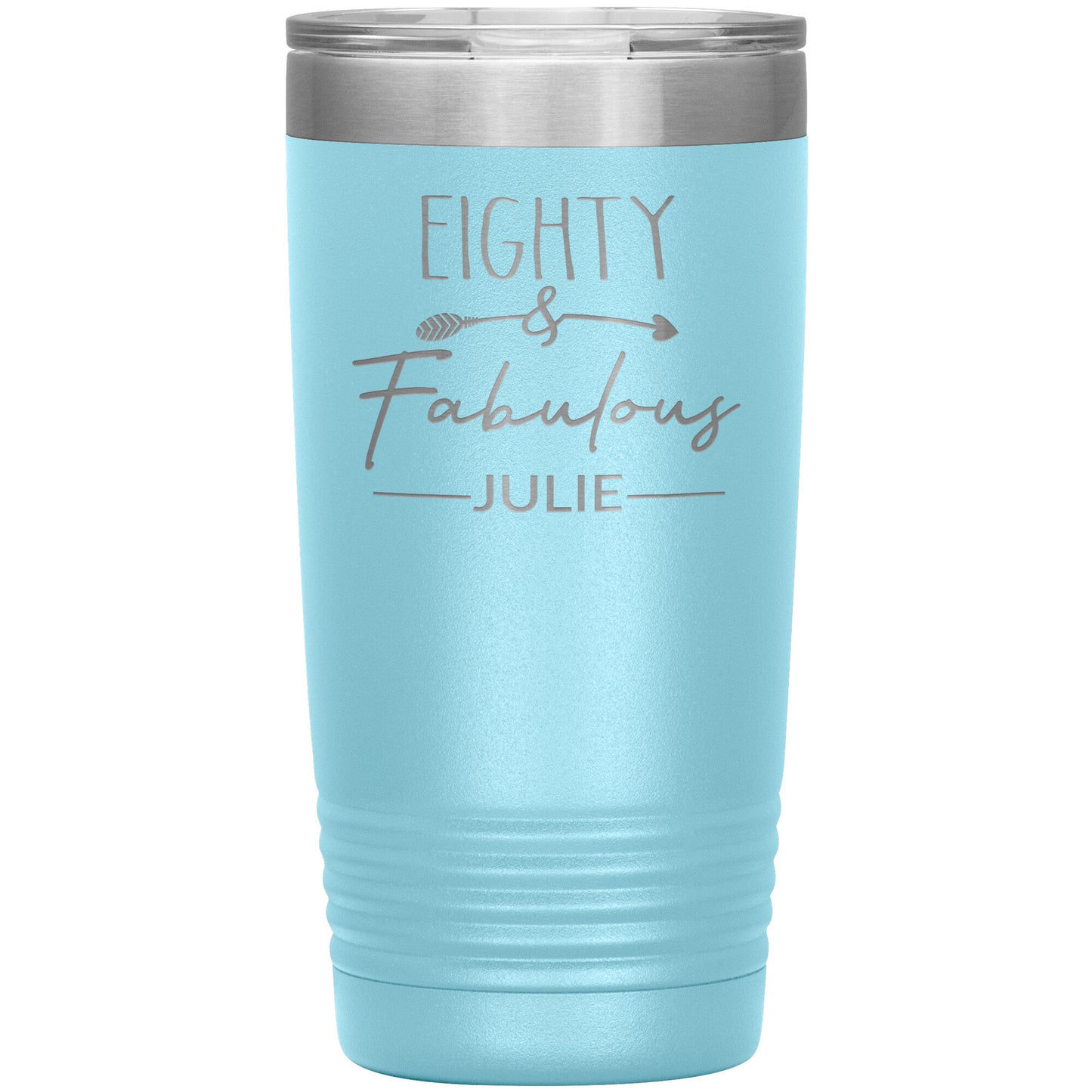 Eighty & Fabulous Birthday Tumbler