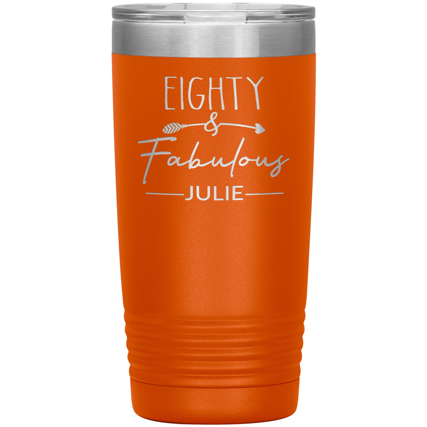 Eighty & Fabulous Birthday Tumbler