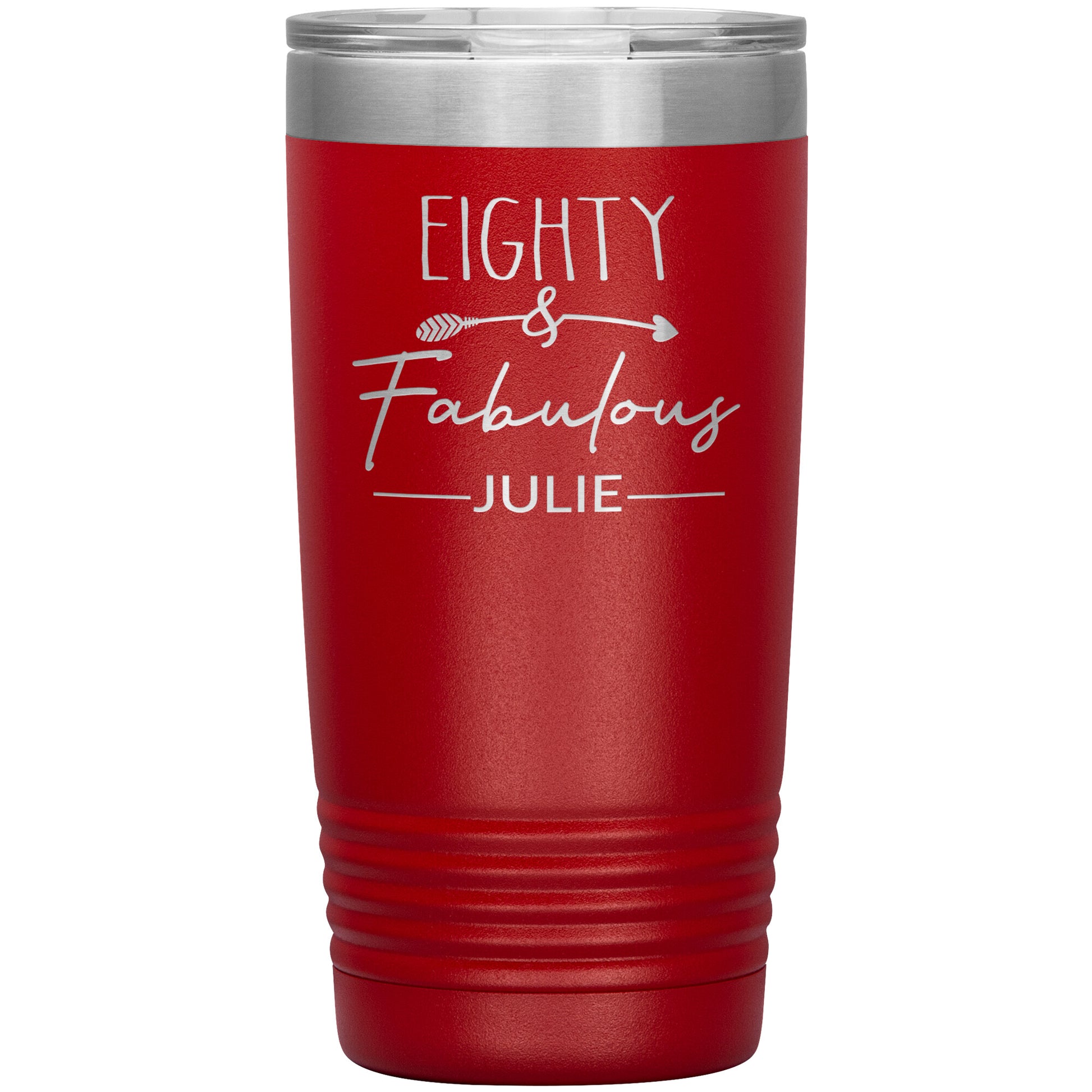 Eighty & Fabulous Birthday Tumbler