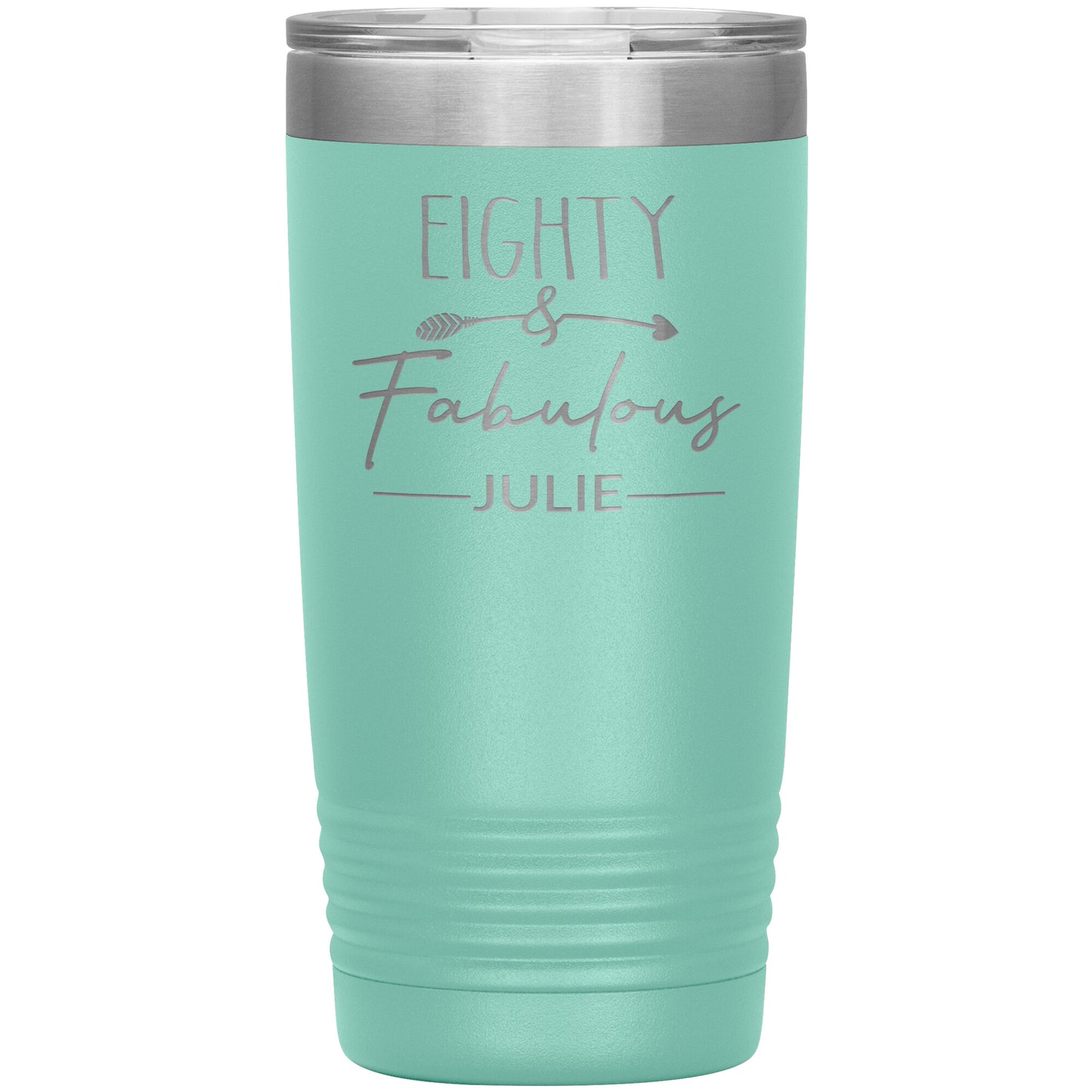 Eighty & Fabulous Birthday Tumbler