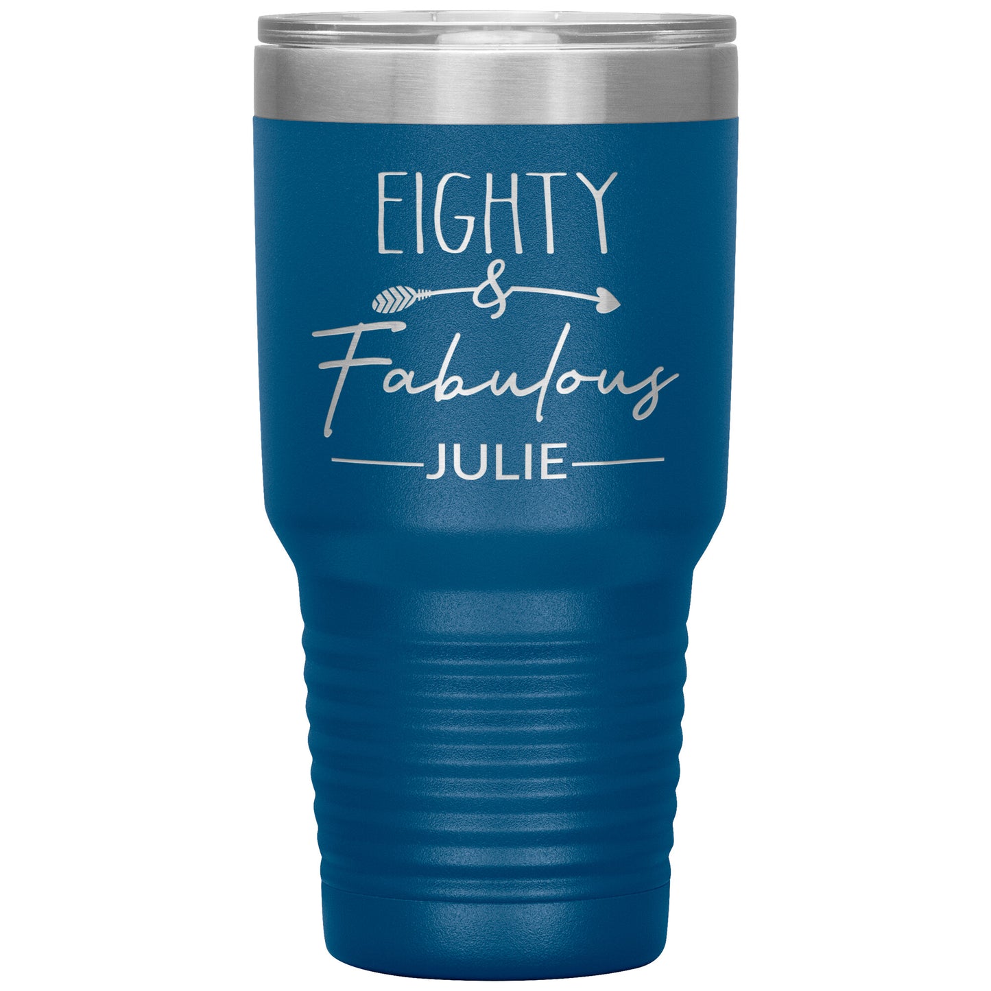 Eighty & Fabulous Birthday Tumbler