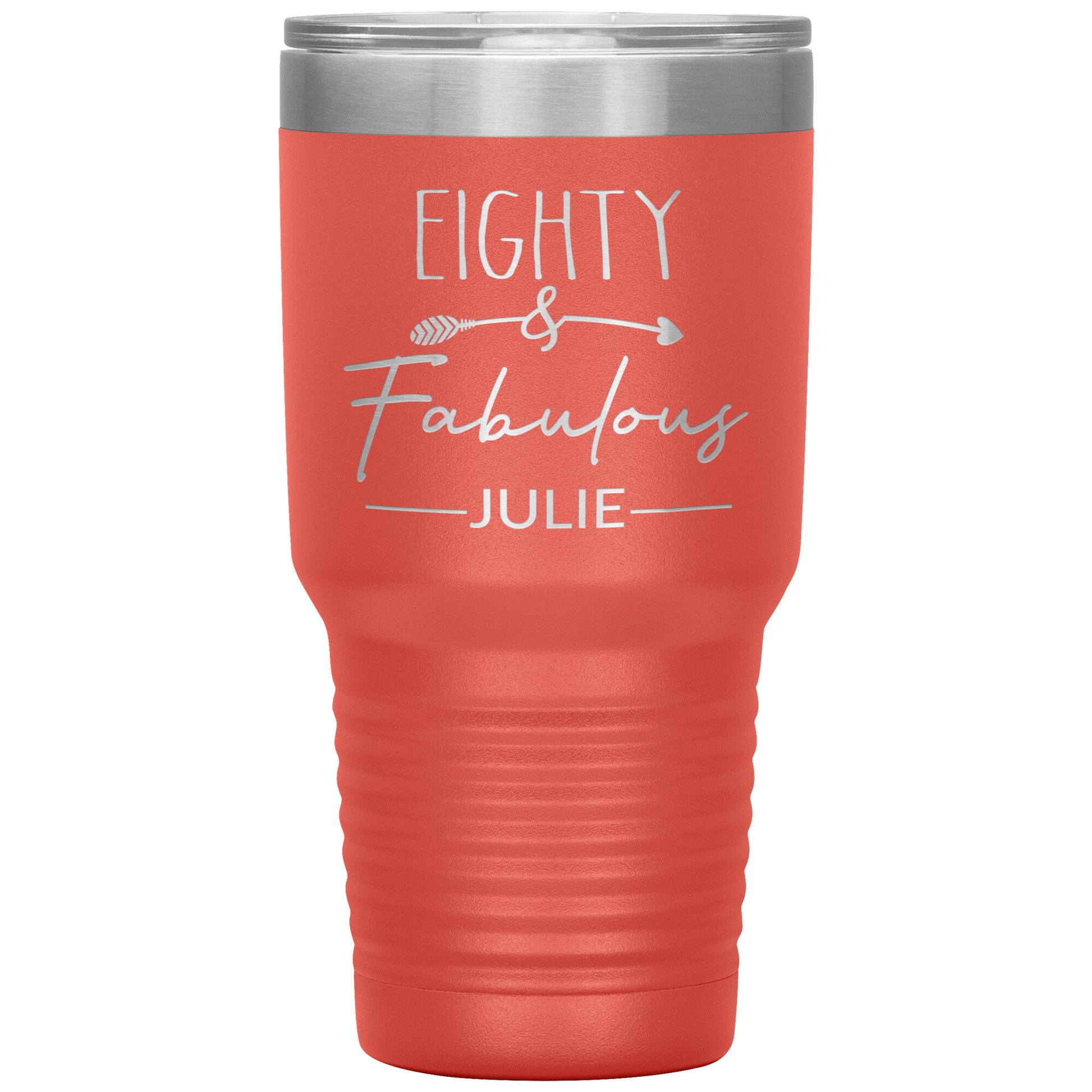 Eighty & Fabulous Birthday Tumbler