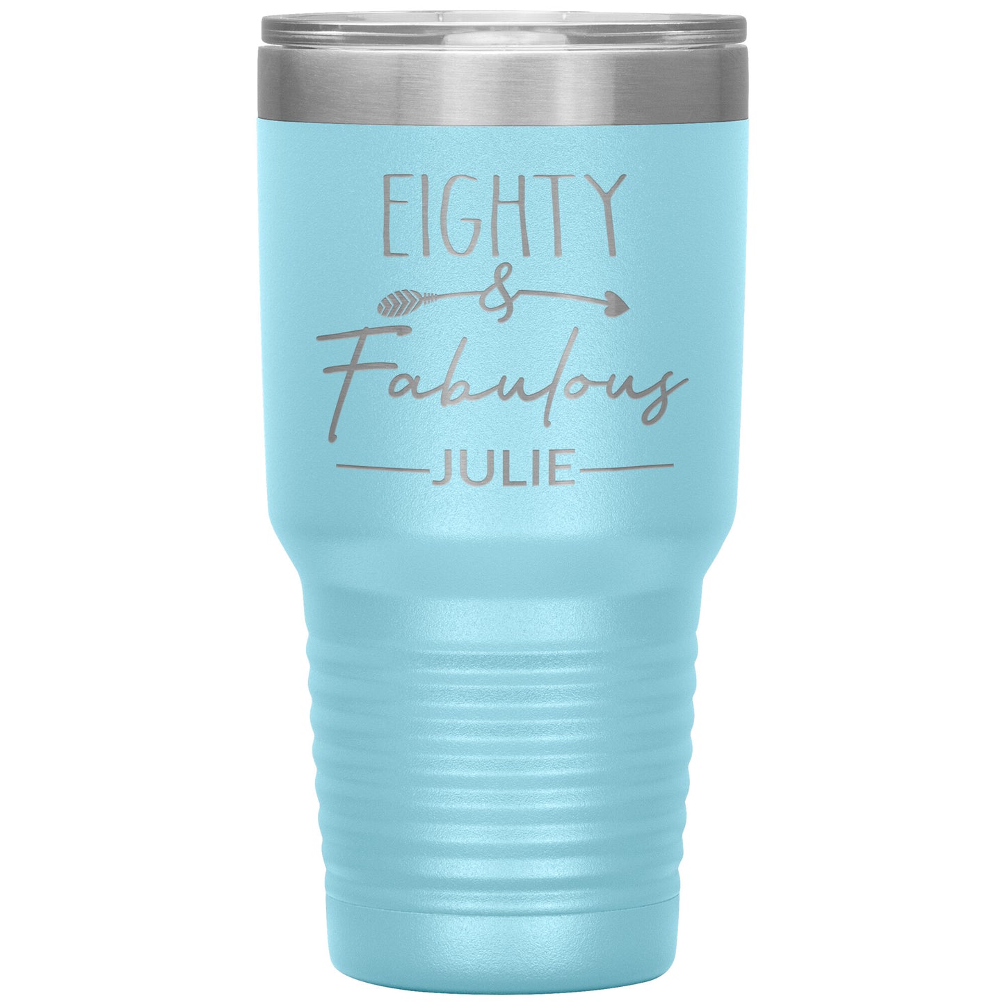 Eighty & Fabulous Birthday Tumbler