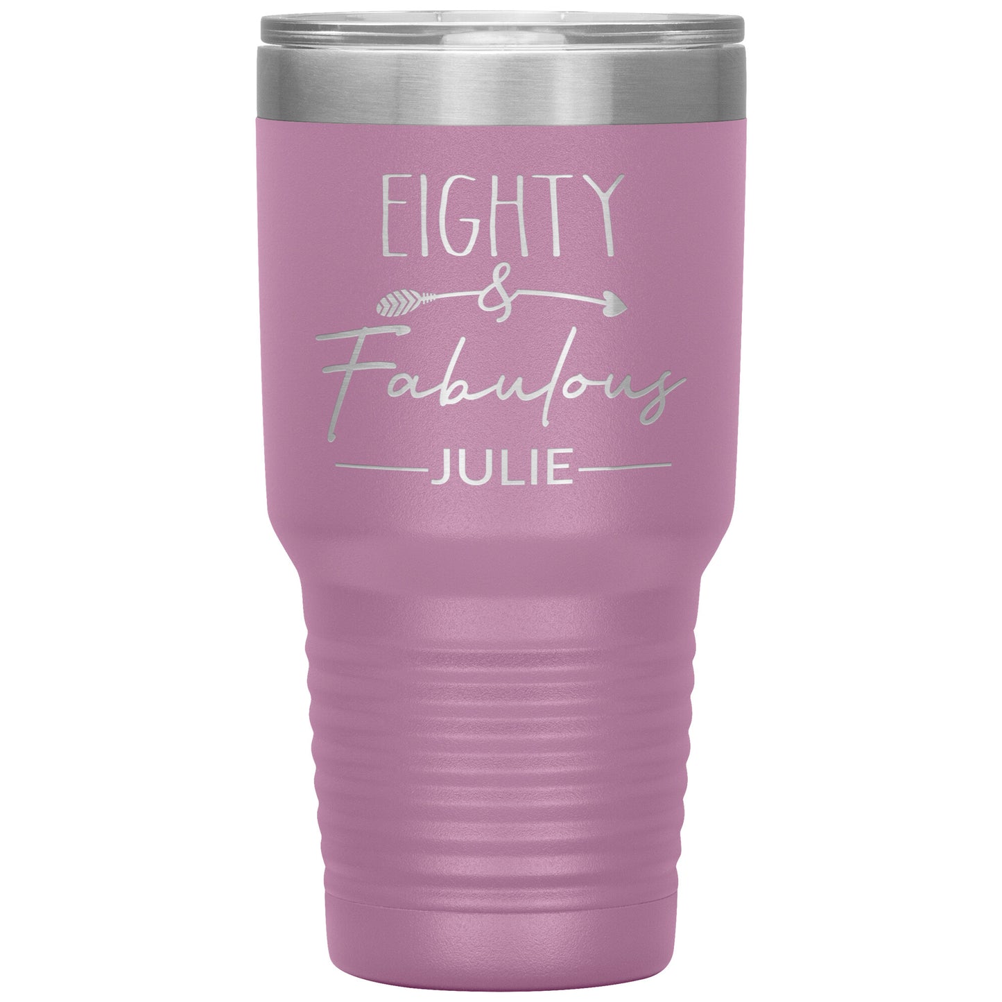 Eighty & Fabulous Birthday Tumbler