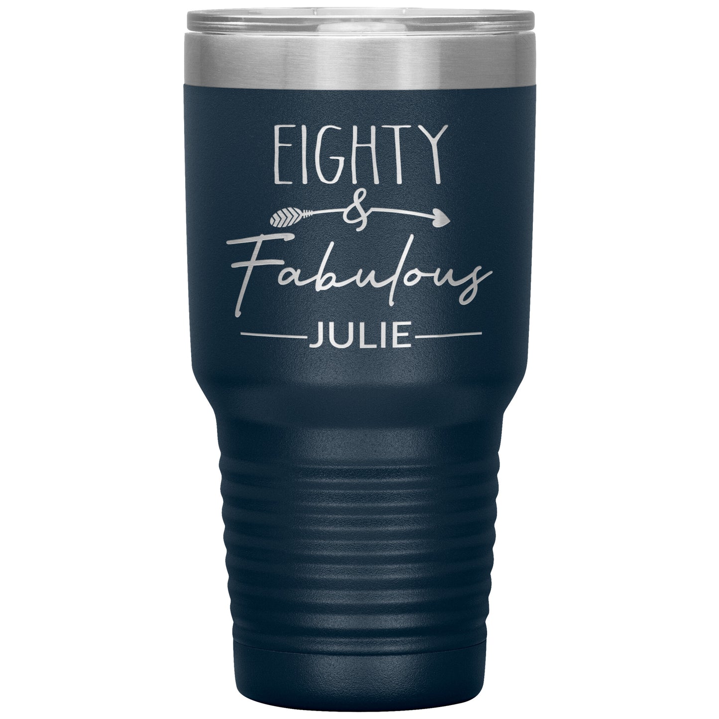 Eighty & Fabulous Birthday Tumbler