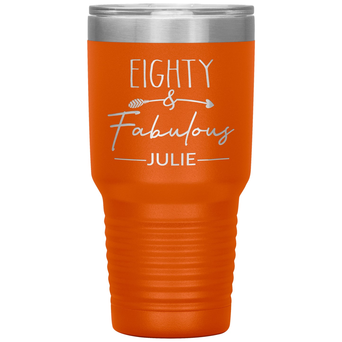 Eighty & Fabulous Birthday Tumbler