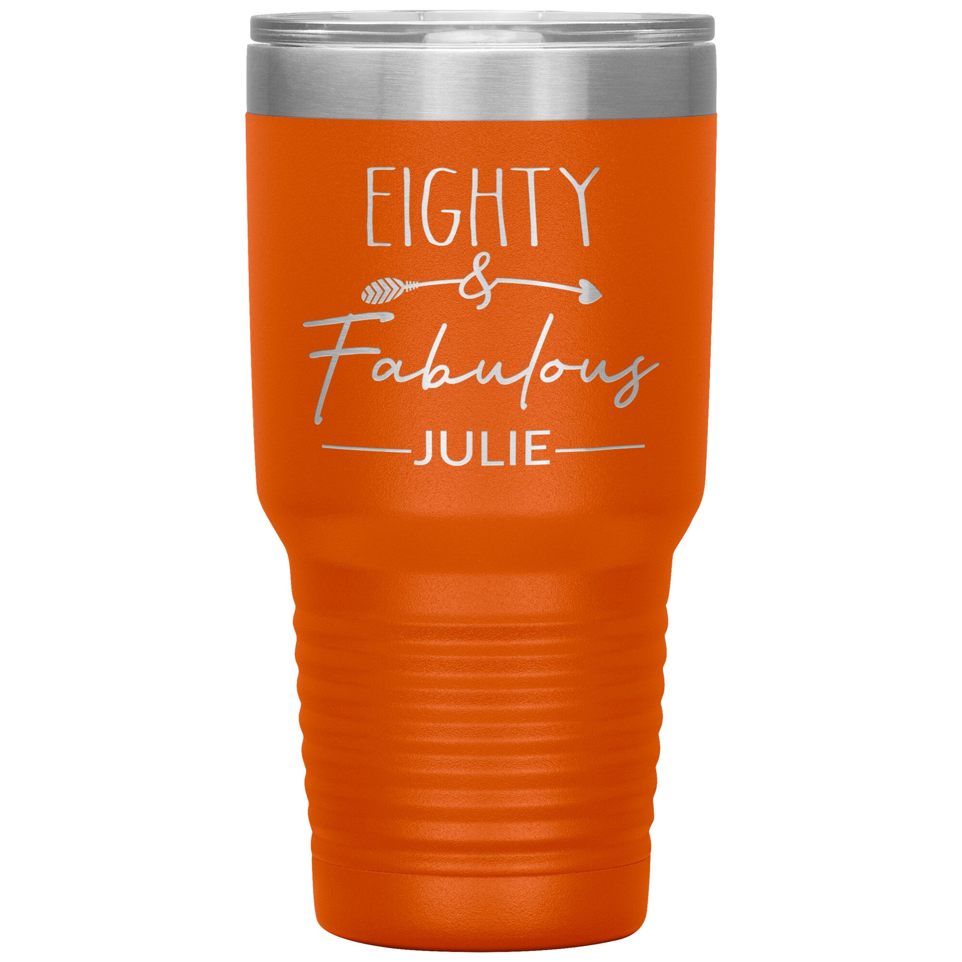 Eighty & Fabulous Birthday Tumbler