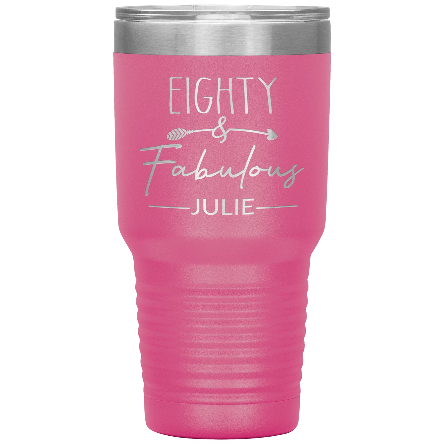 Eighty & Fabulous Birthday Tumbler