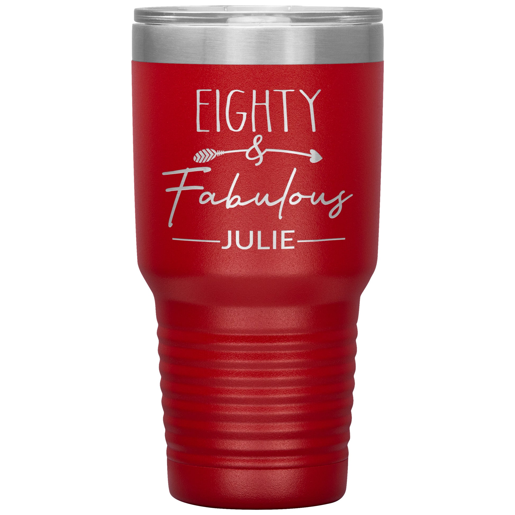 Eighty & Fabulous Birthday Tumbler