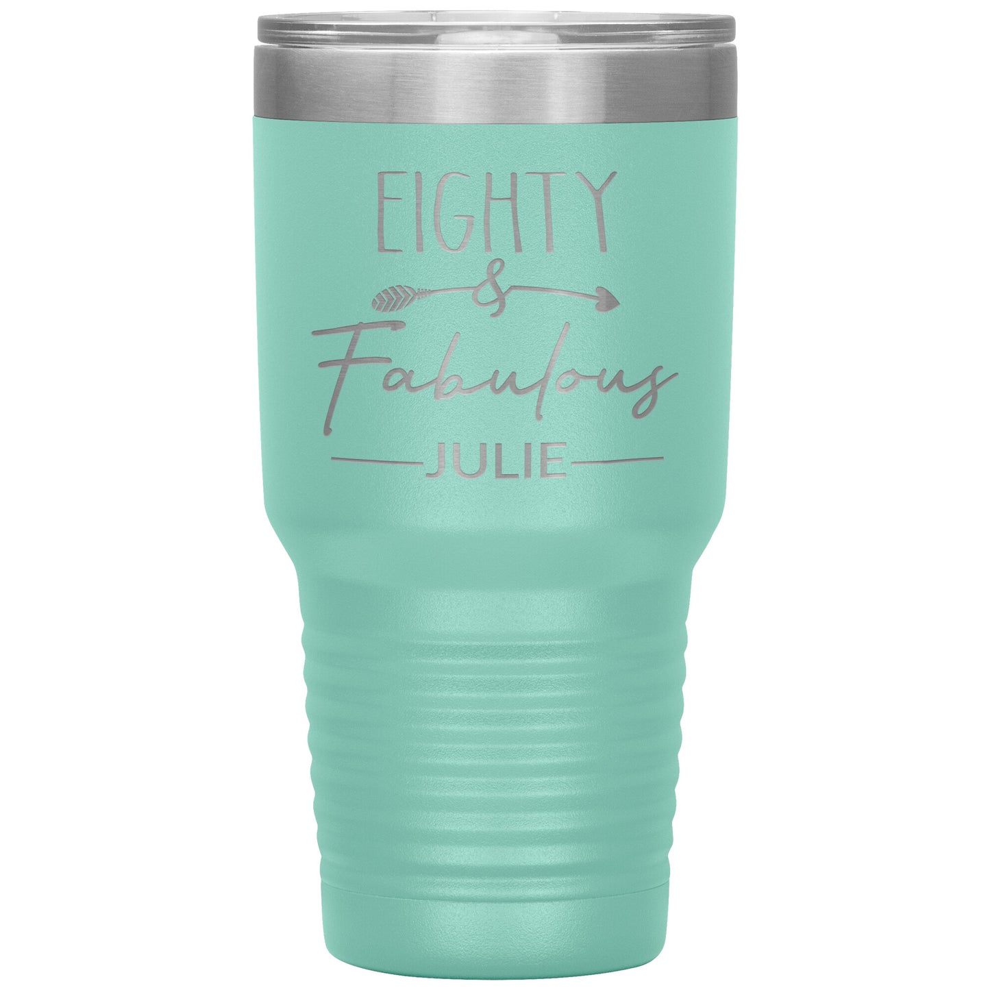 Eighty & Fabulous Birthday Tumbler