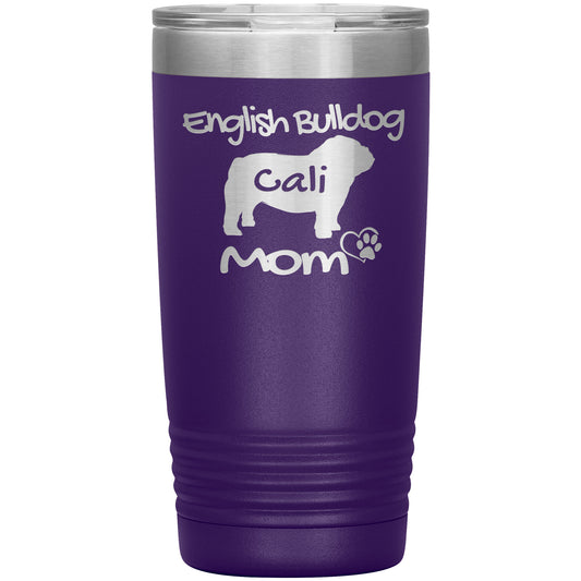 English Bulldog Mom Tumbler