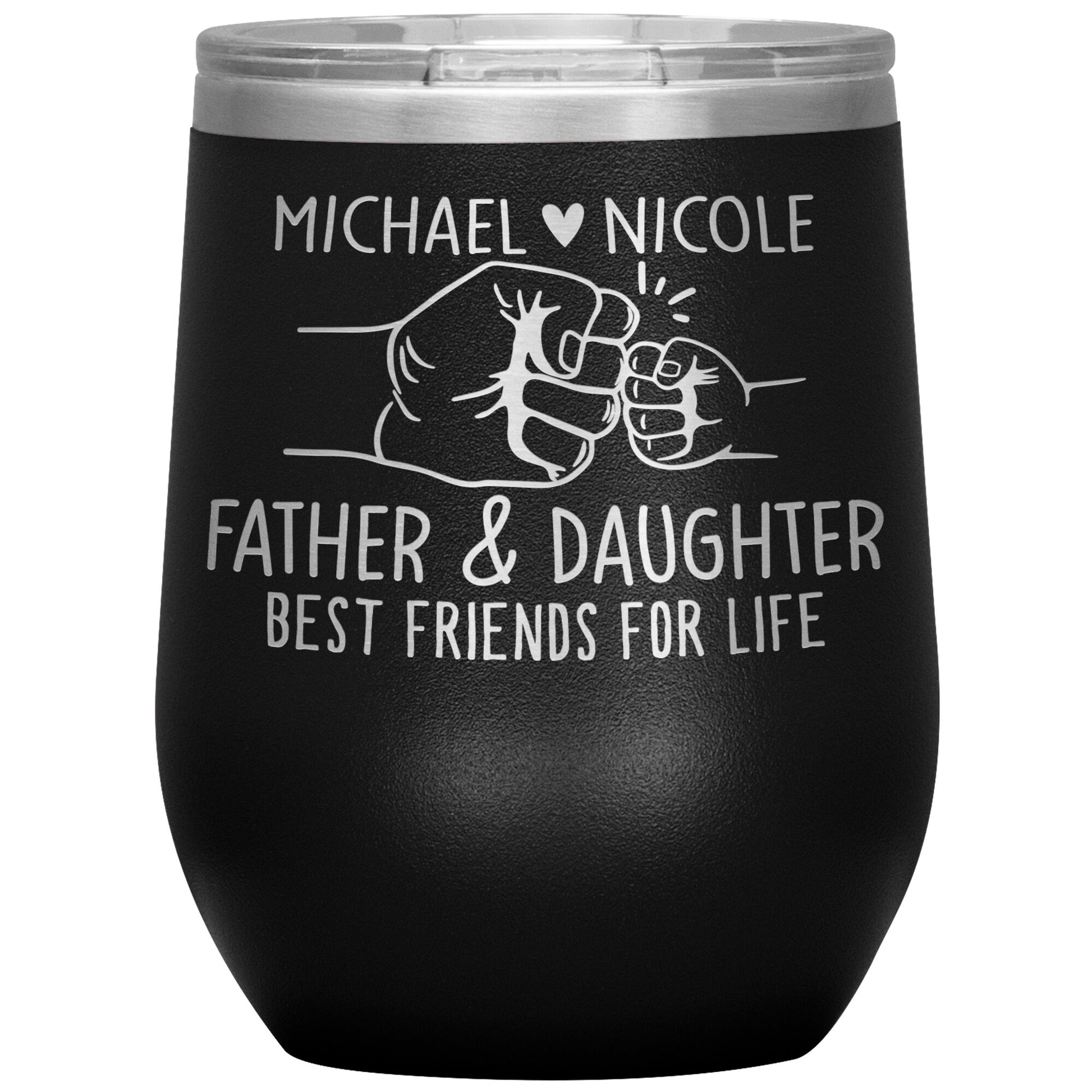 Father & Daughter Best Friends Tumbler