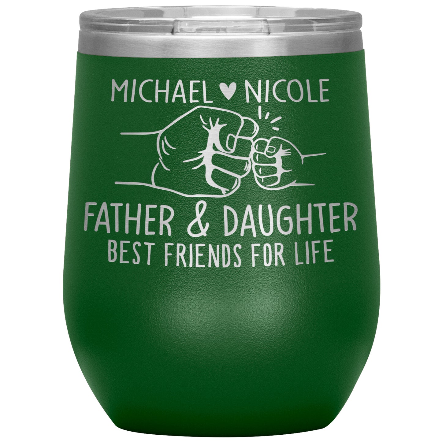 Father & Daughter Best Friends Tumbler