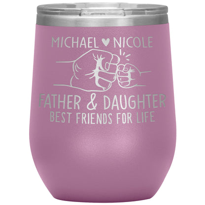 Father & Daughter Best Friends Tumbler