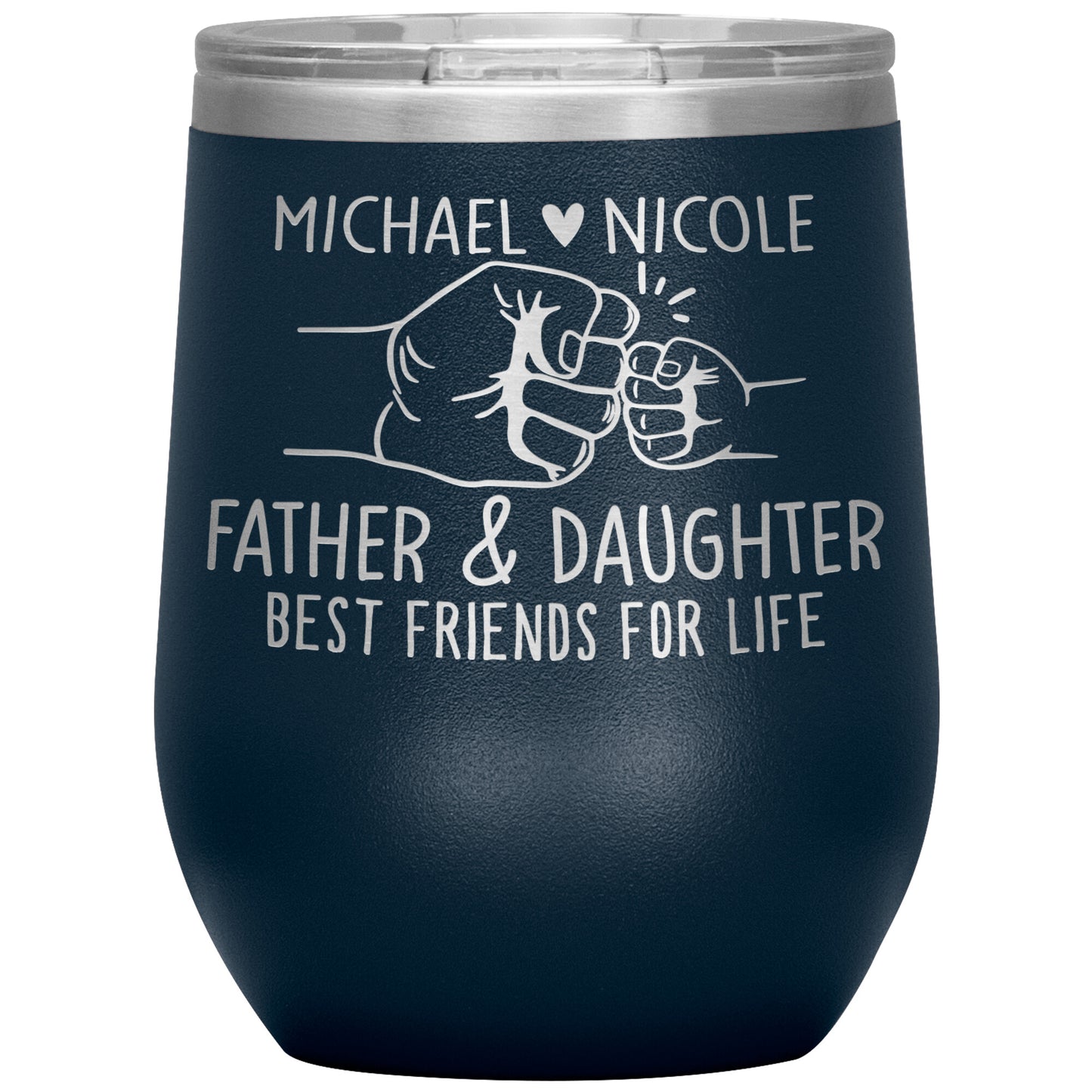 Father & Daughter Best Friends Tumbler