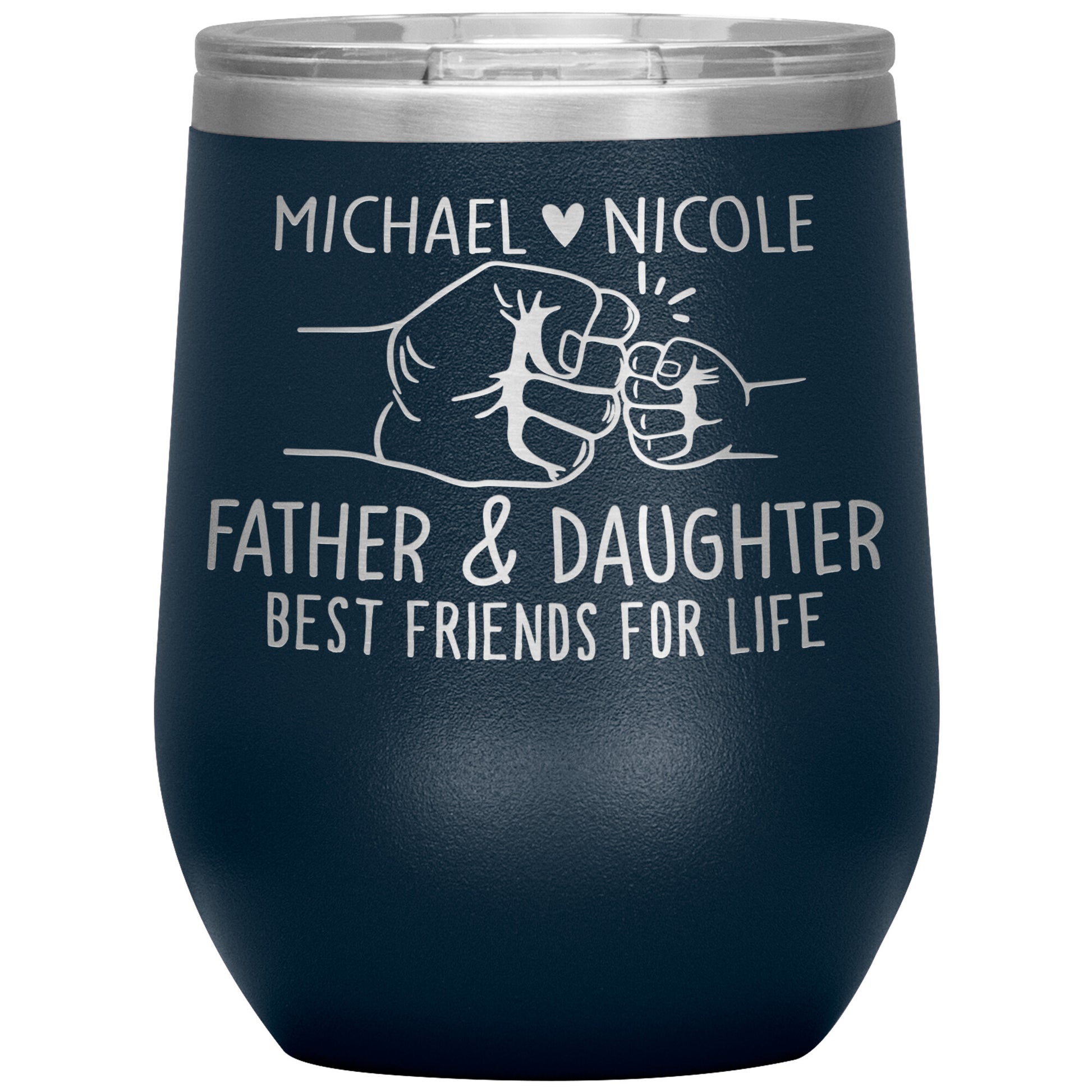 Father & Daughter Best Friends Tumbler