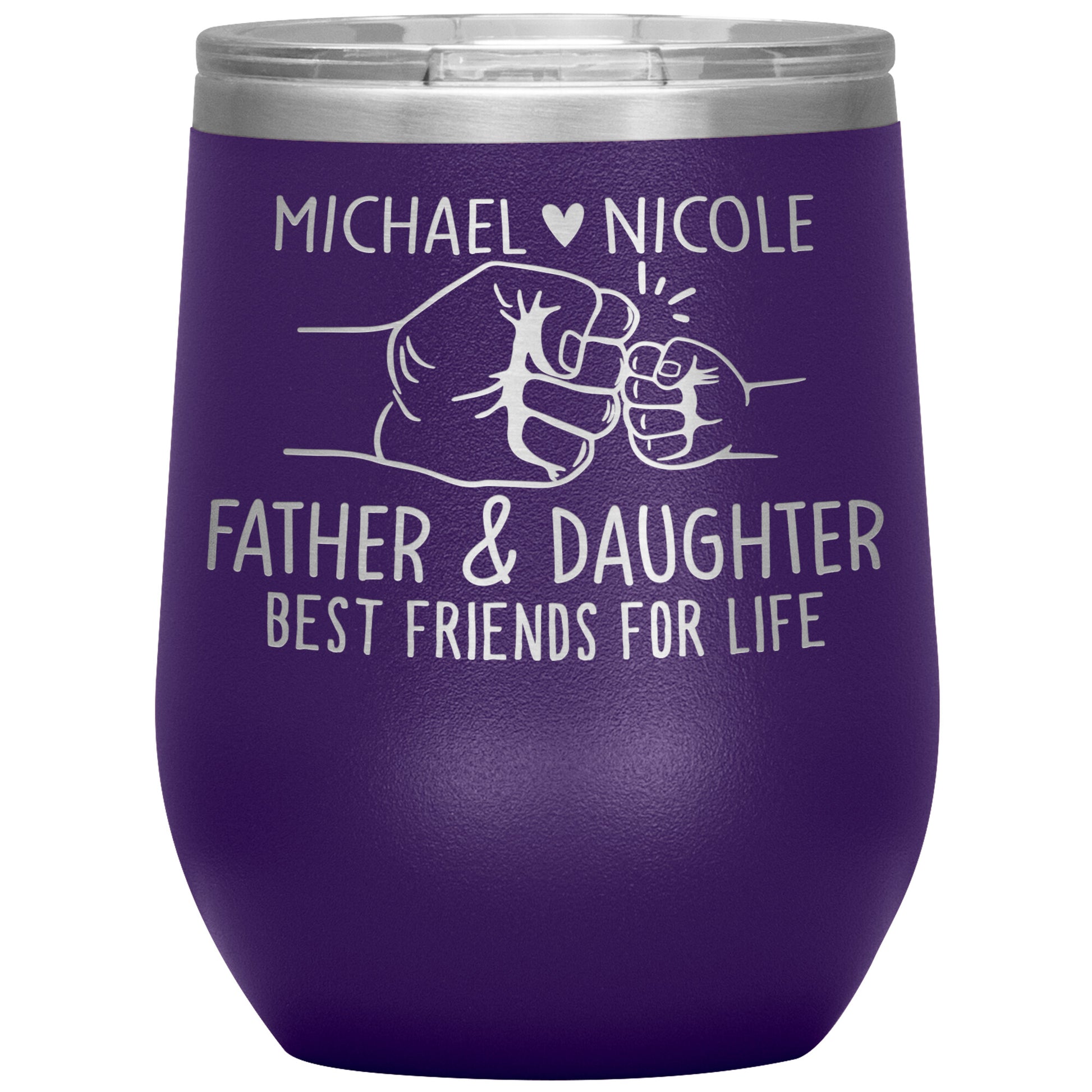 Father & Daughter Best Friends Tumbler