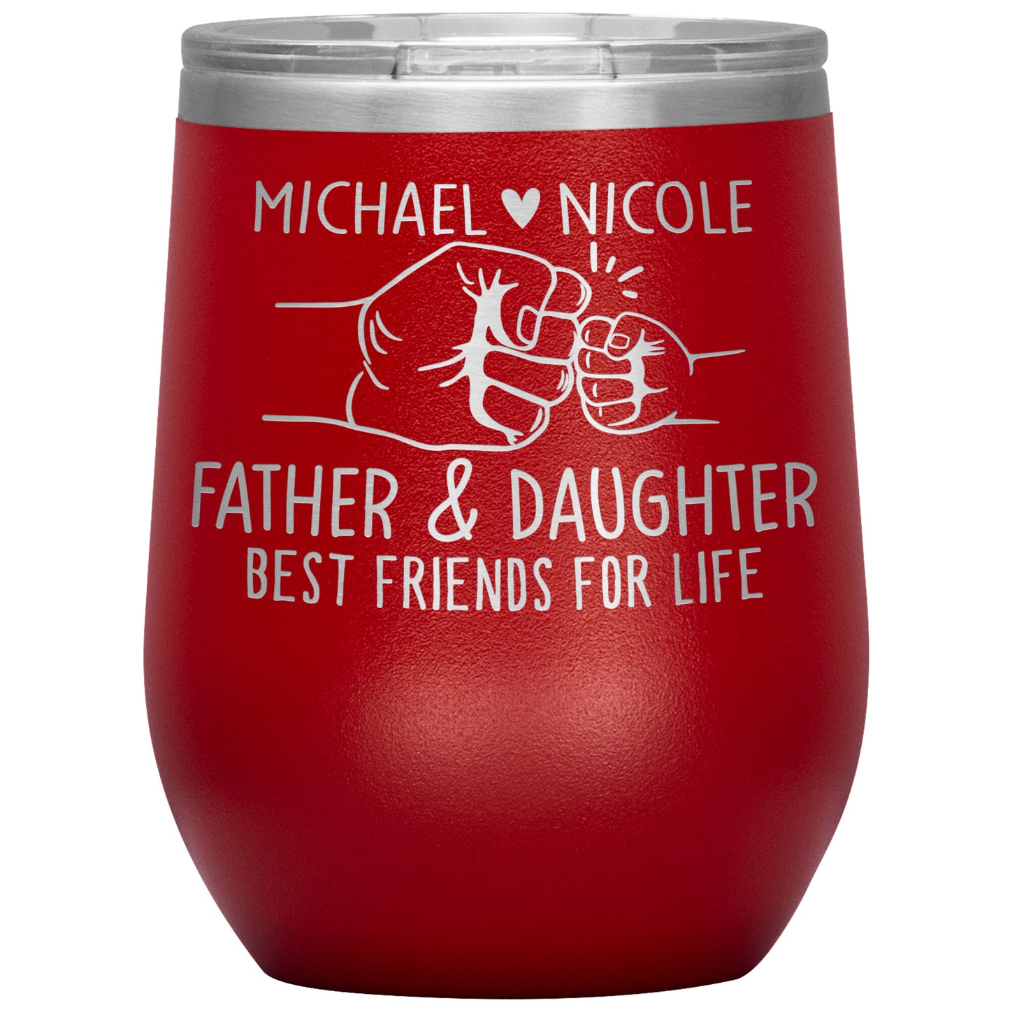 Father & Daughter Best Friends Tumbler