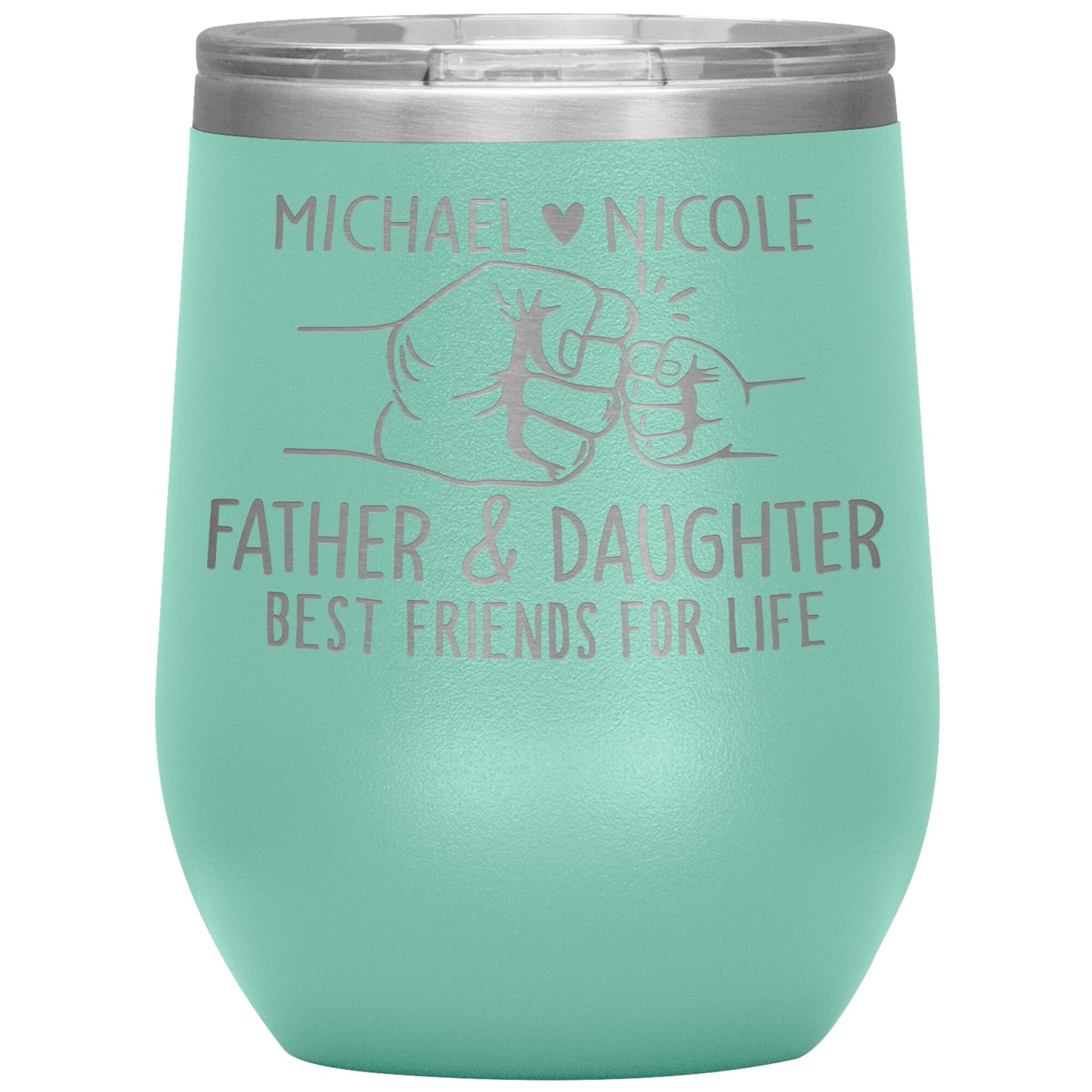 Father & Daughter Best Friends Tumbler