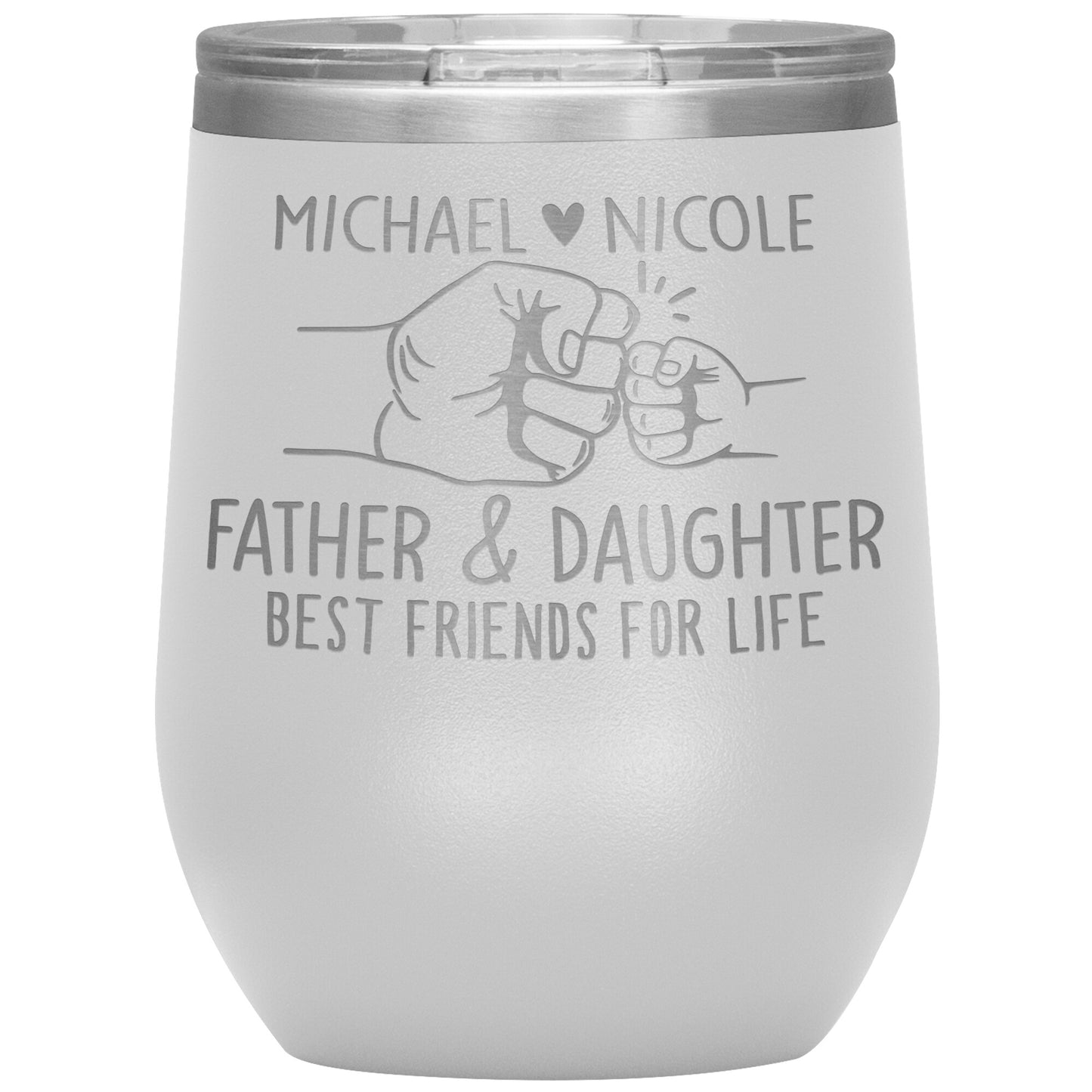 Father & Daughter Best Friends Tumbler