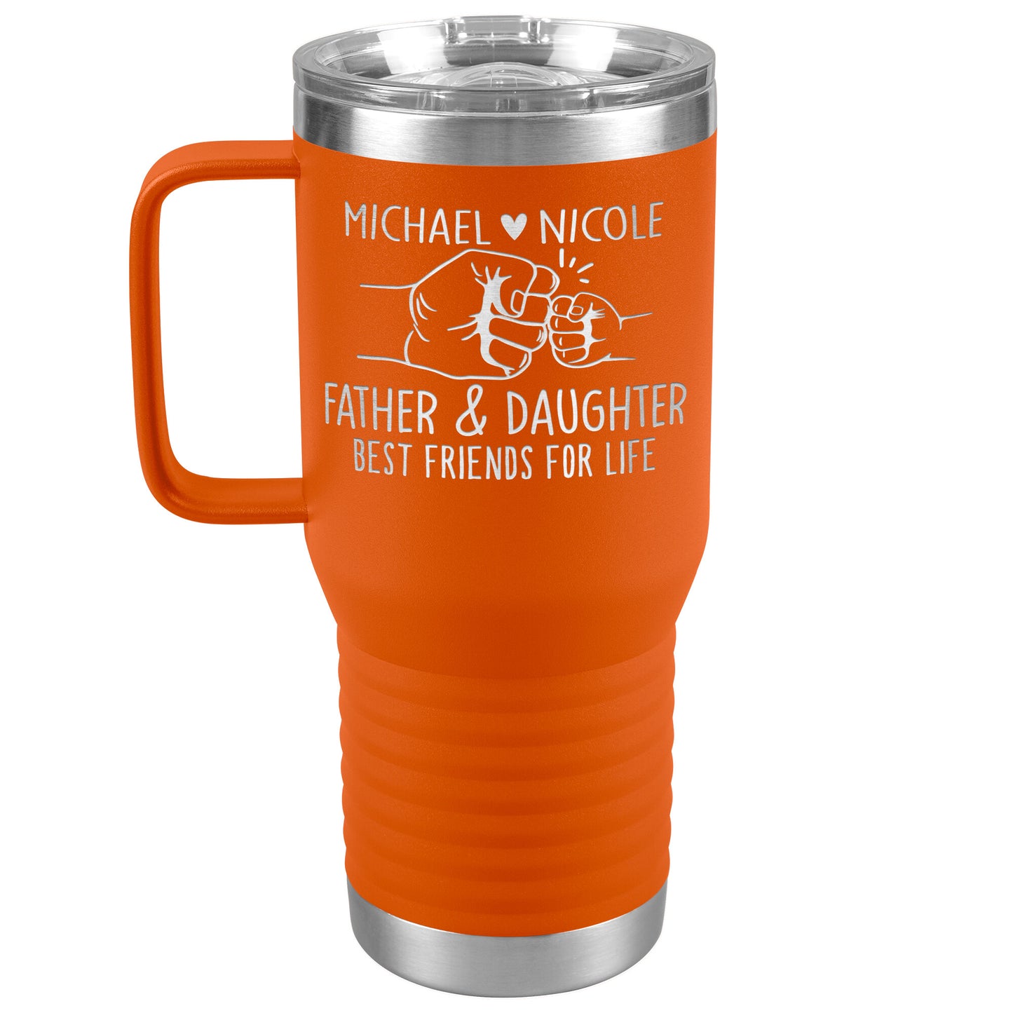 Father & Daughter Best Friends Tumbler