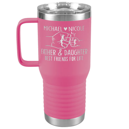 Father & Daughter Best Friends Tumbler