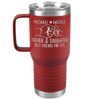 Father & Daughter Best Friends Tumbler