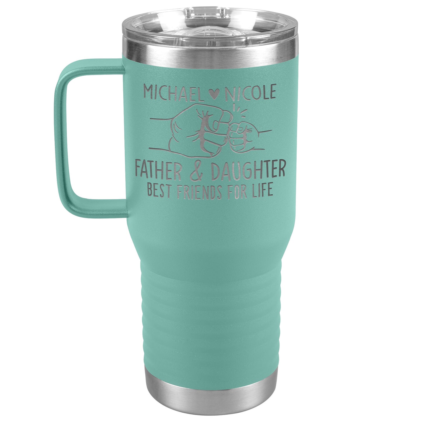 Father & Daughter Best Friends Tumbler