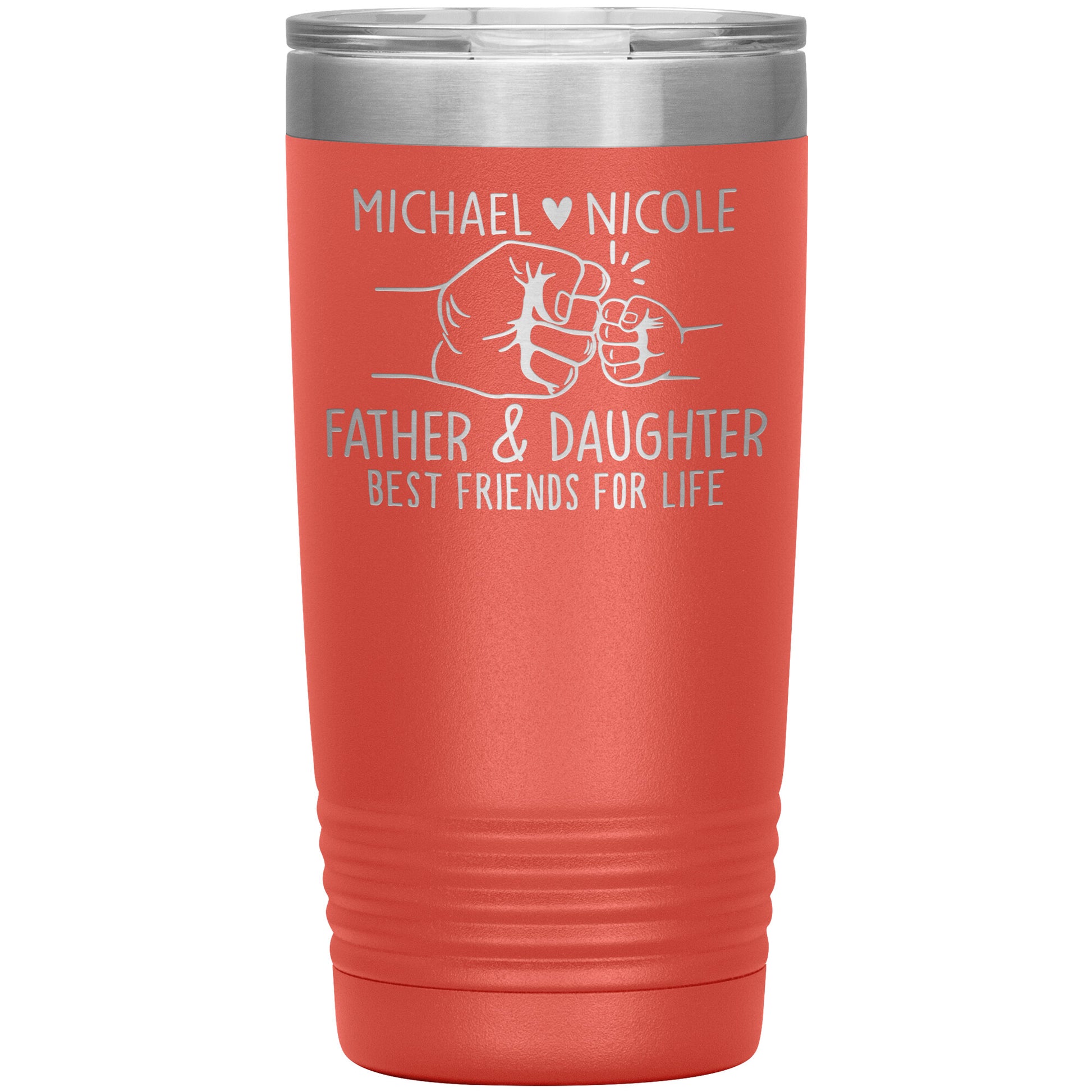 Father & Daughter Best Friends Tumbler