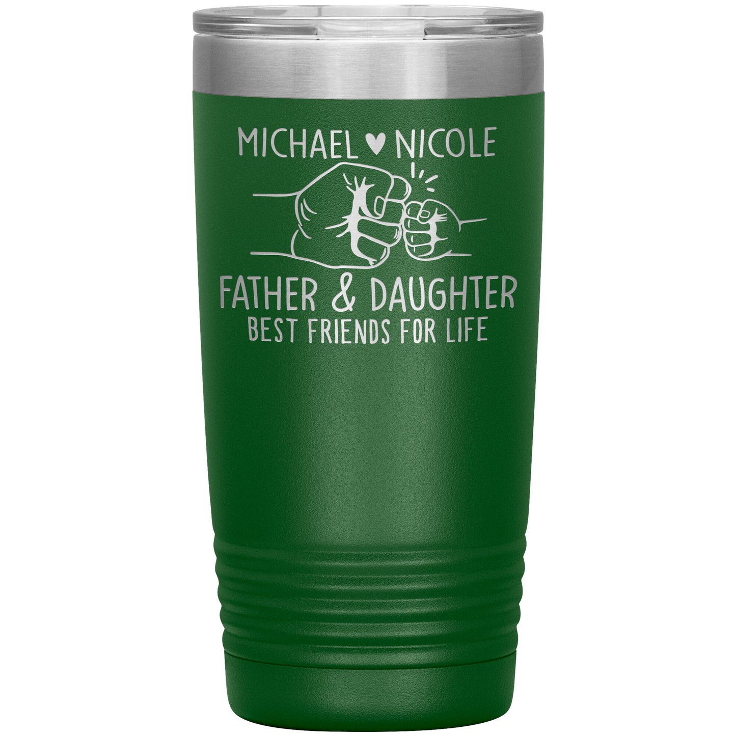 Father & Daughter Best Friends Tumbler