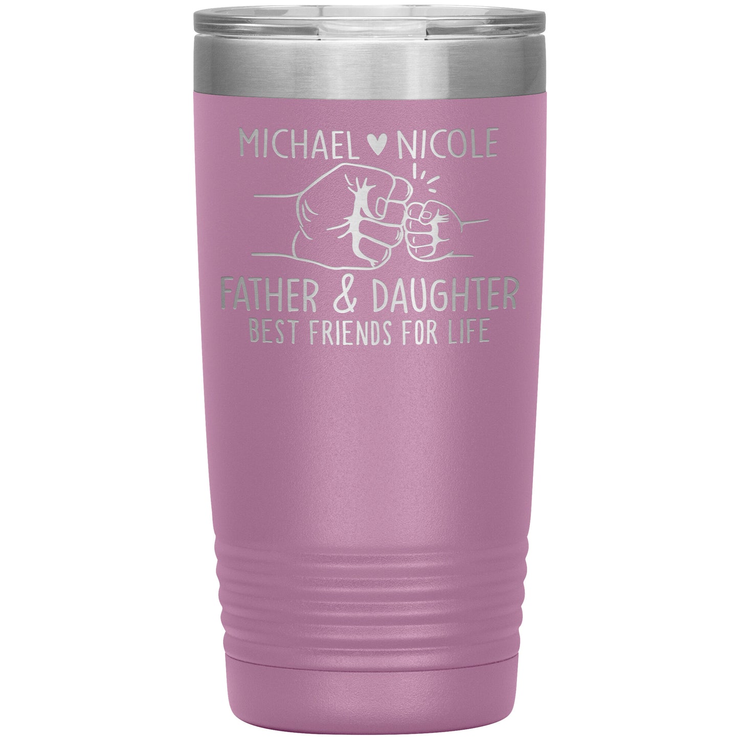 Father & Daughter Best Friends Tumbler