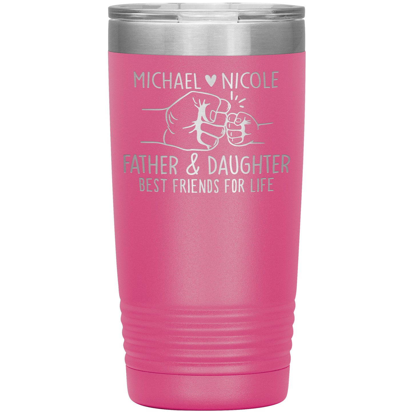 Father & Daughter Best Friends Tumbler