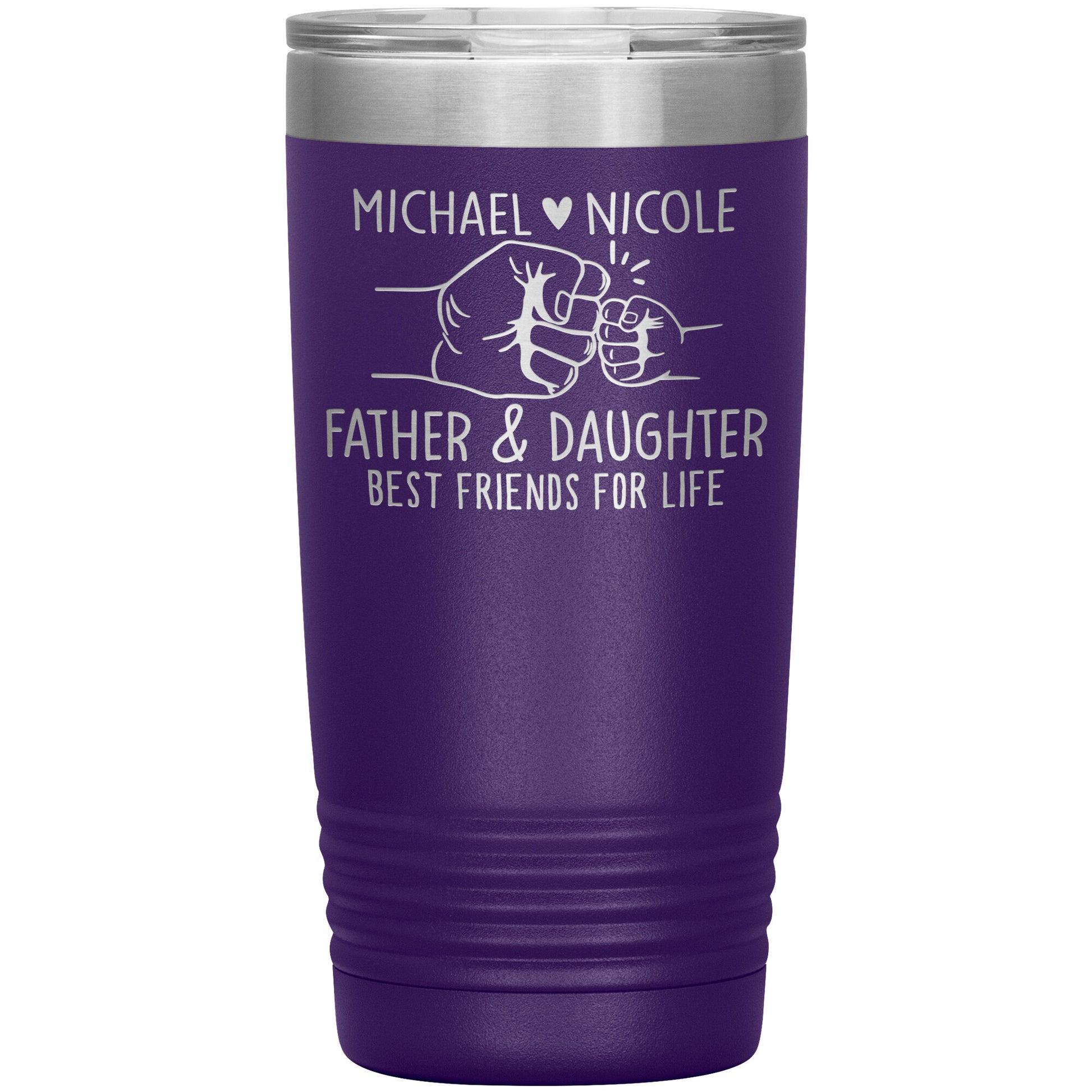 Father & Daughter Best Friends Tumbler